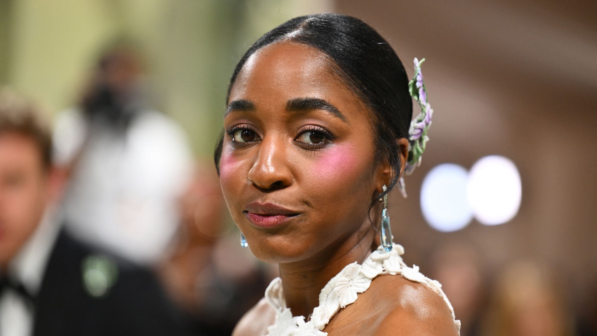 1920x1080 Ayo Edebiri's Makeup Artist Explains How She Created Her Met Gala 2024 Dewy Look