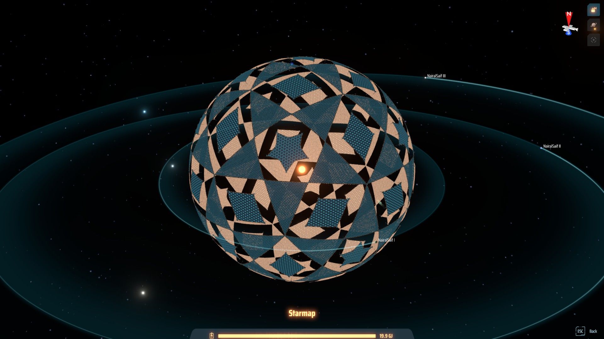 1920x1080 Dyson Sphere Blueprints and Diamonds