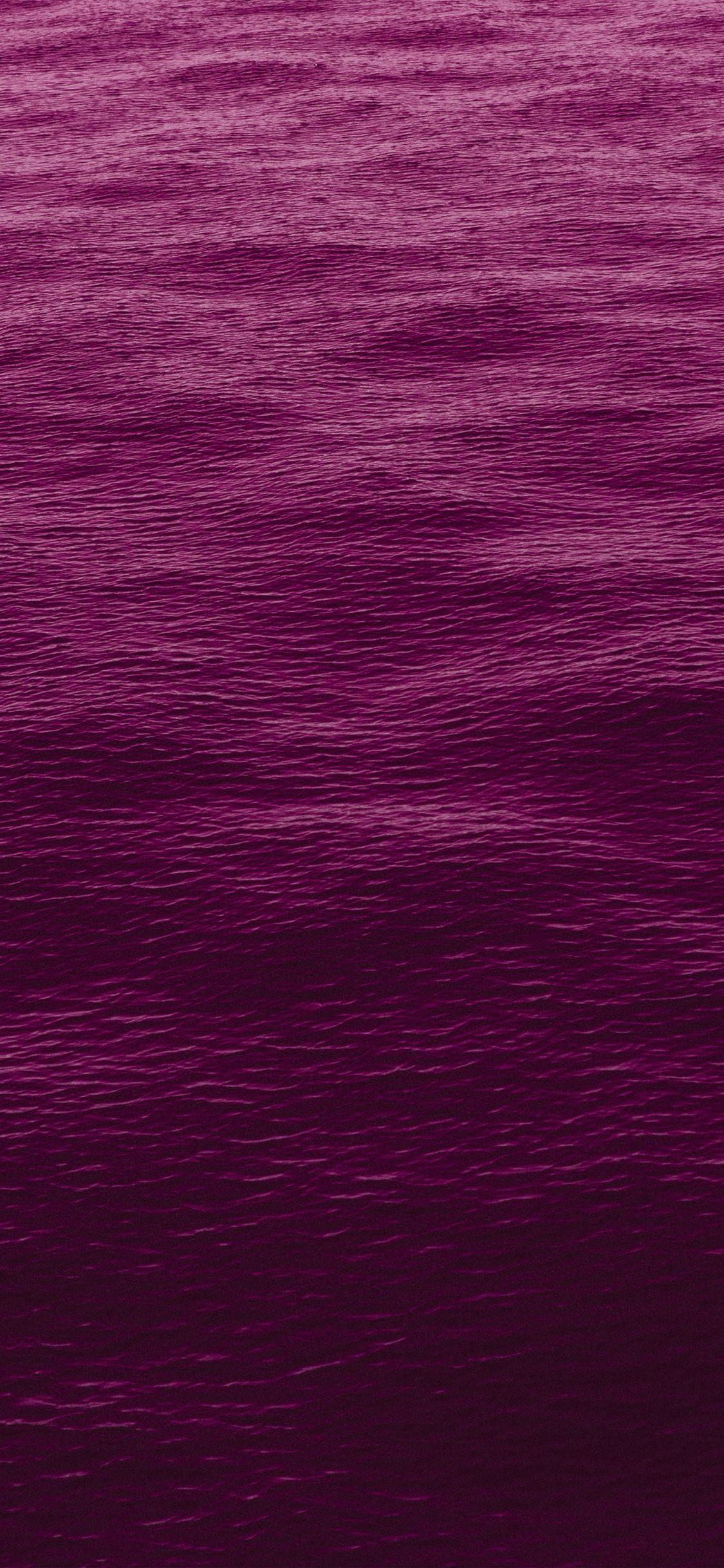 1125x2436 Wave Ocean Sea Pink Pattern Wallpaper