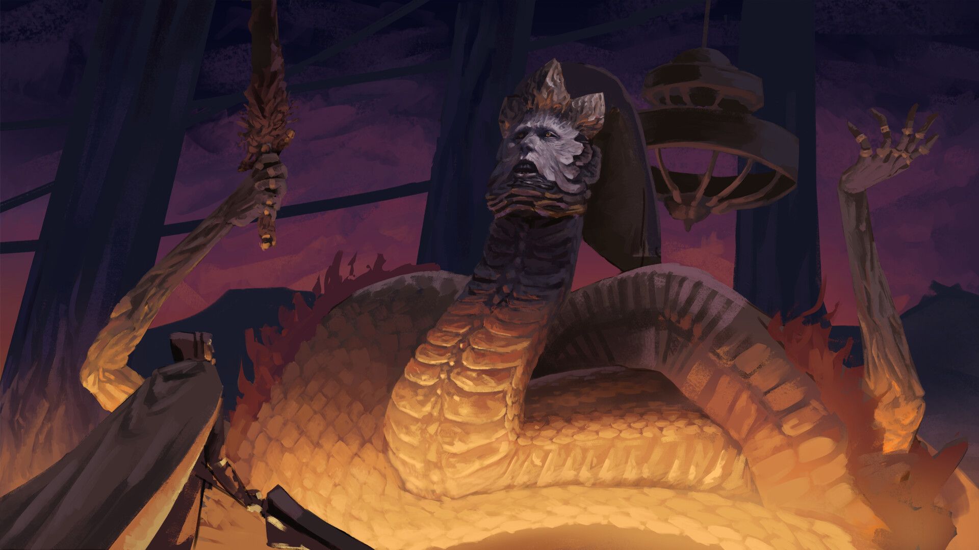 1920x1080 Elden Ring Rykard fan art