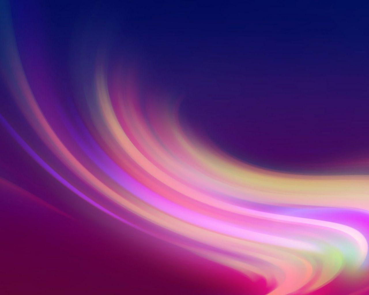 1280x1024 Free download Abstract purple and pink waves wallpaper in 3D