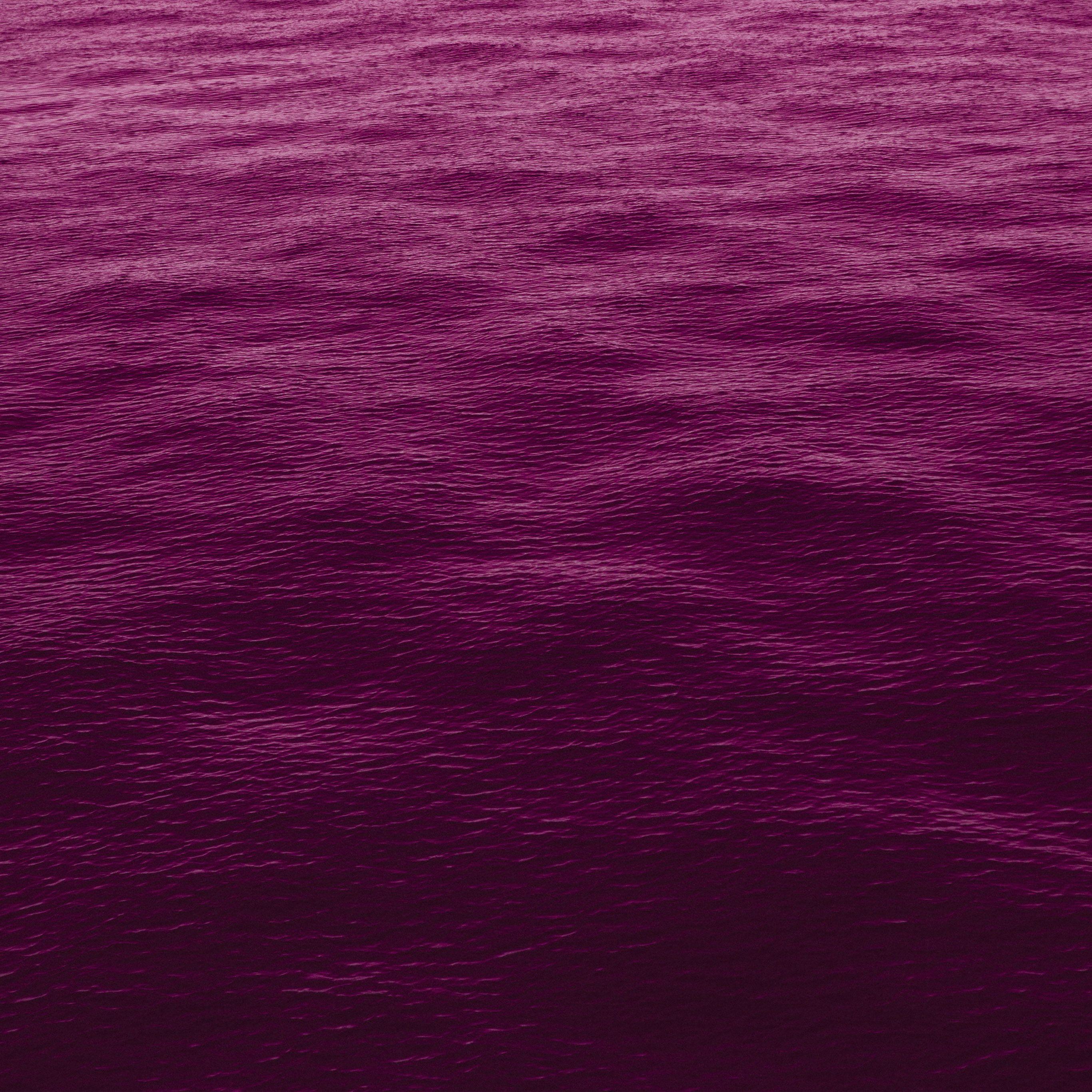 2732x2732 Wave Ocean Sea Pink Pattern Wallpaper