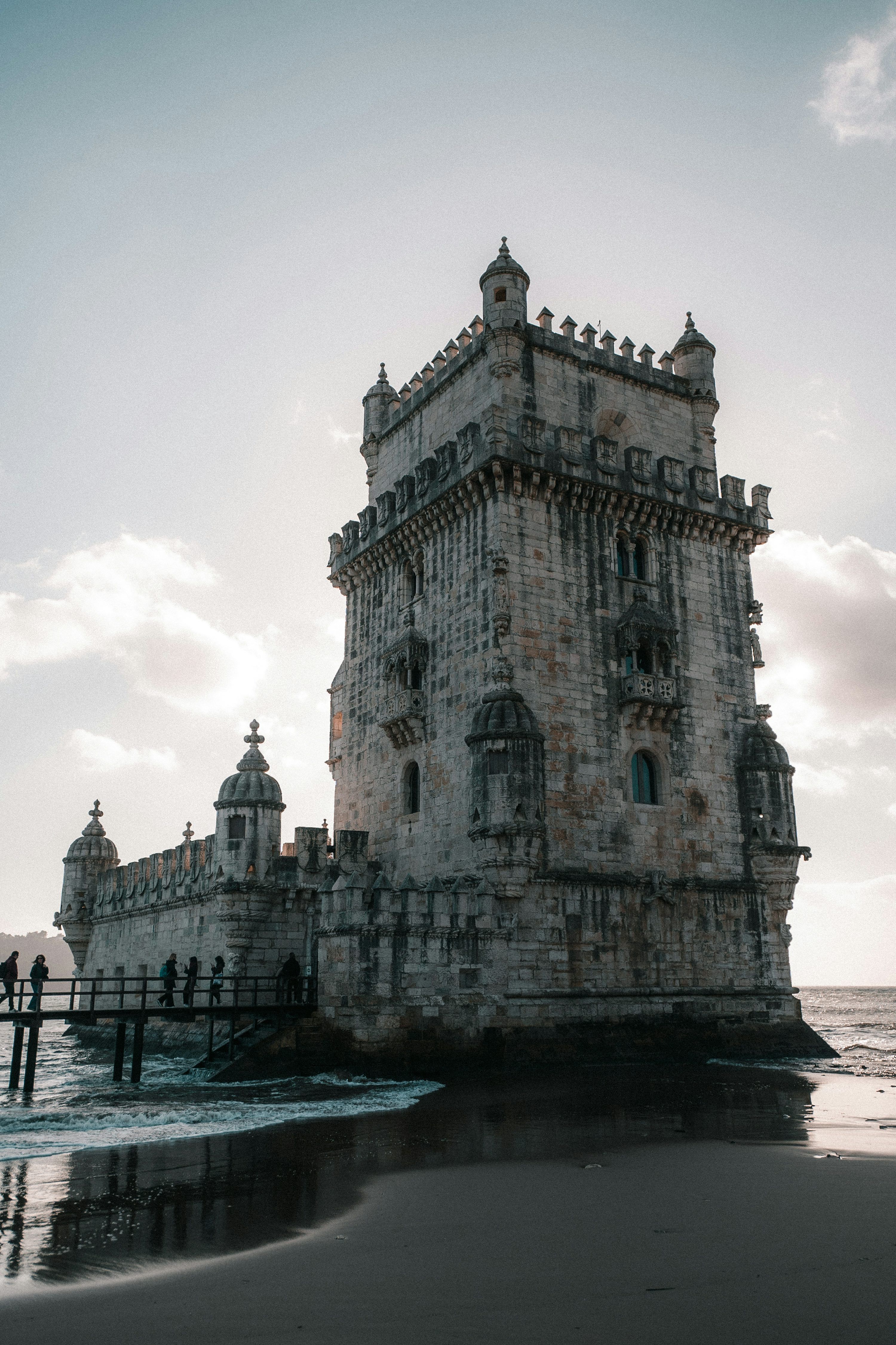 3000x4500 Belem tower, a historical landmark in portugal. photo