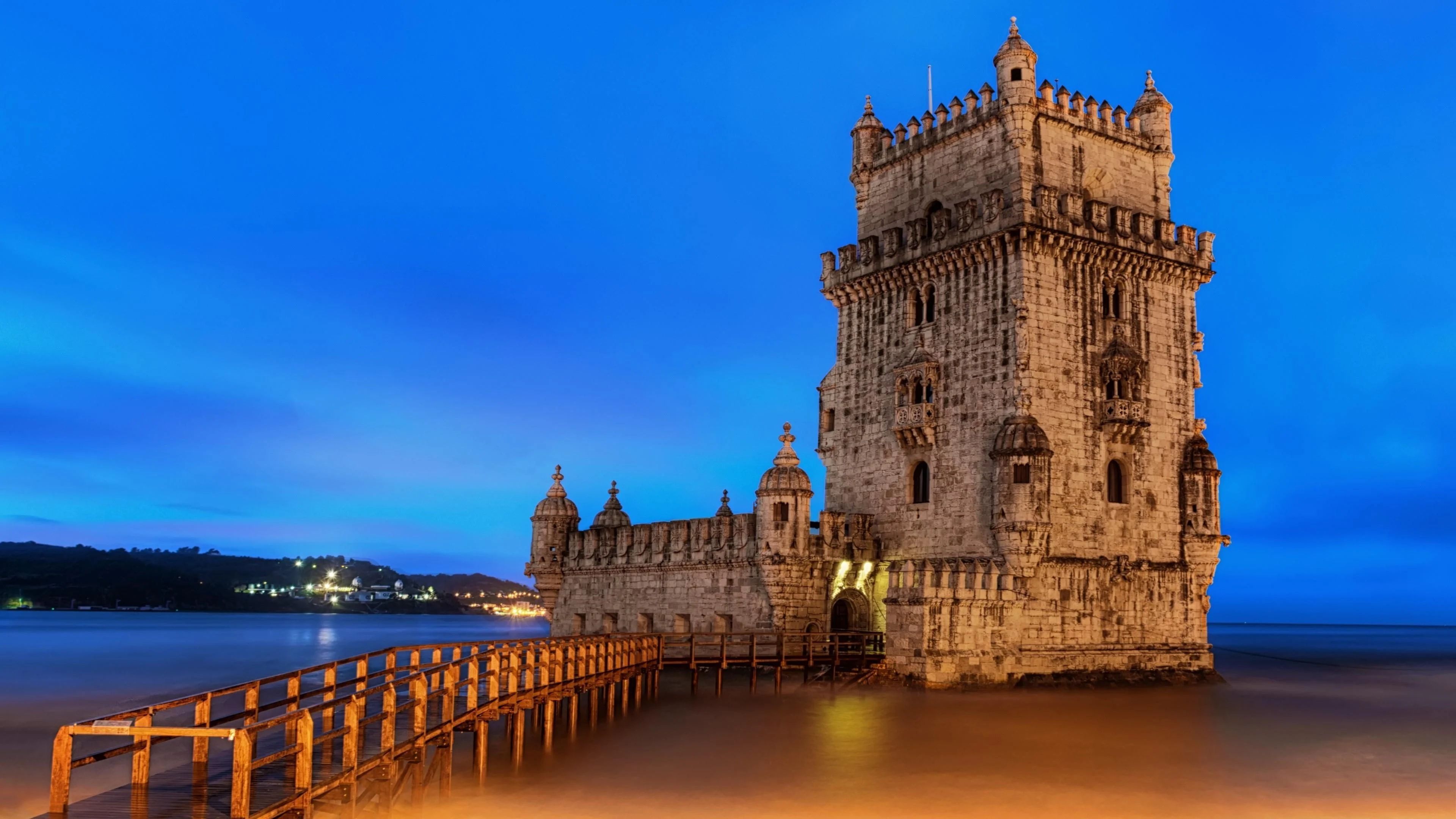 3840x2160 Belem Tower Wallpaper