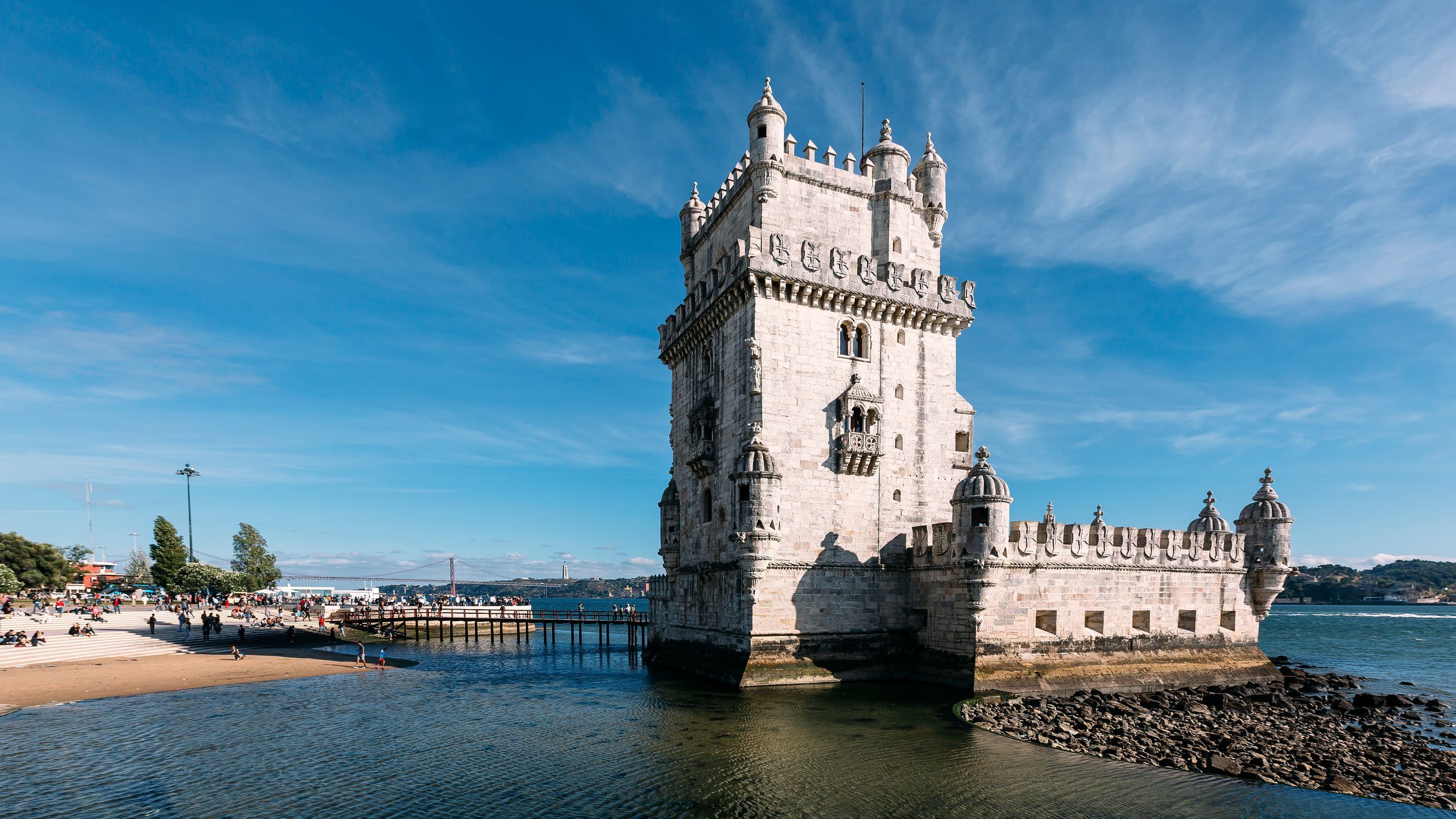 2560x1440 Belém Tower, Lisbon, Portugal Review. Condé Nast Traveler
