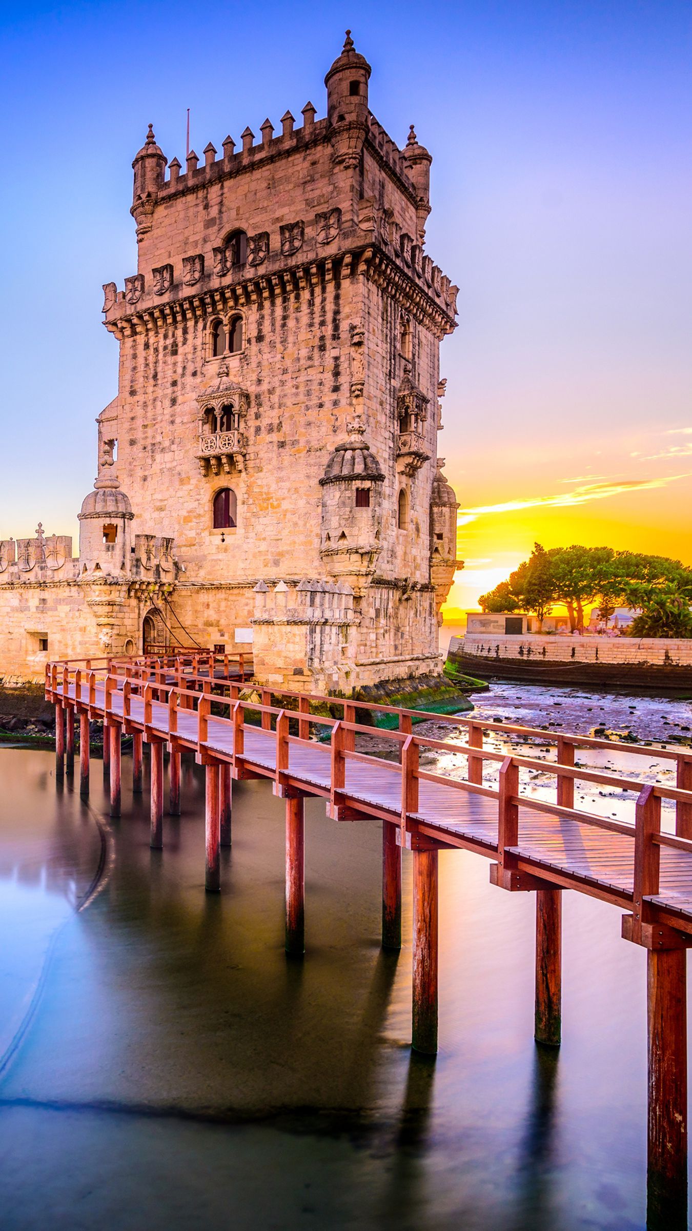 1350x2400 Download wallpaper 1350x2400 tower, bridge, belem, lisbon, portugal iphone 8+/7+/6s+/for parallax HD background