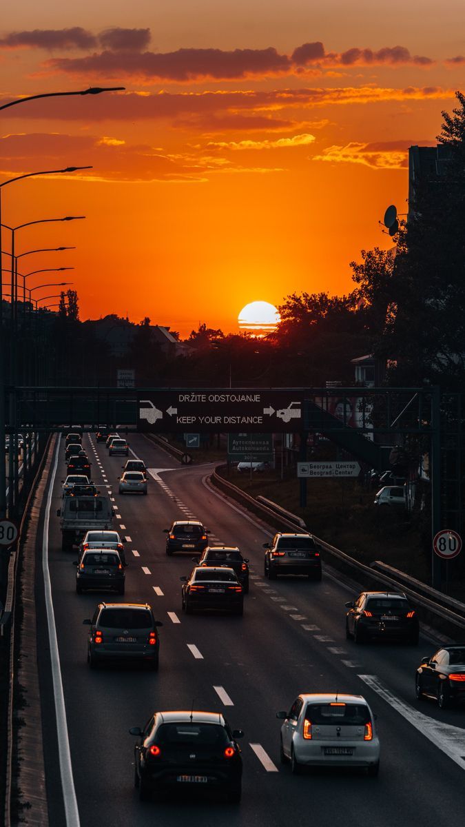 Cars With Sunset Wallpapers - Top Free Cars With Sunset Backgrounds ...