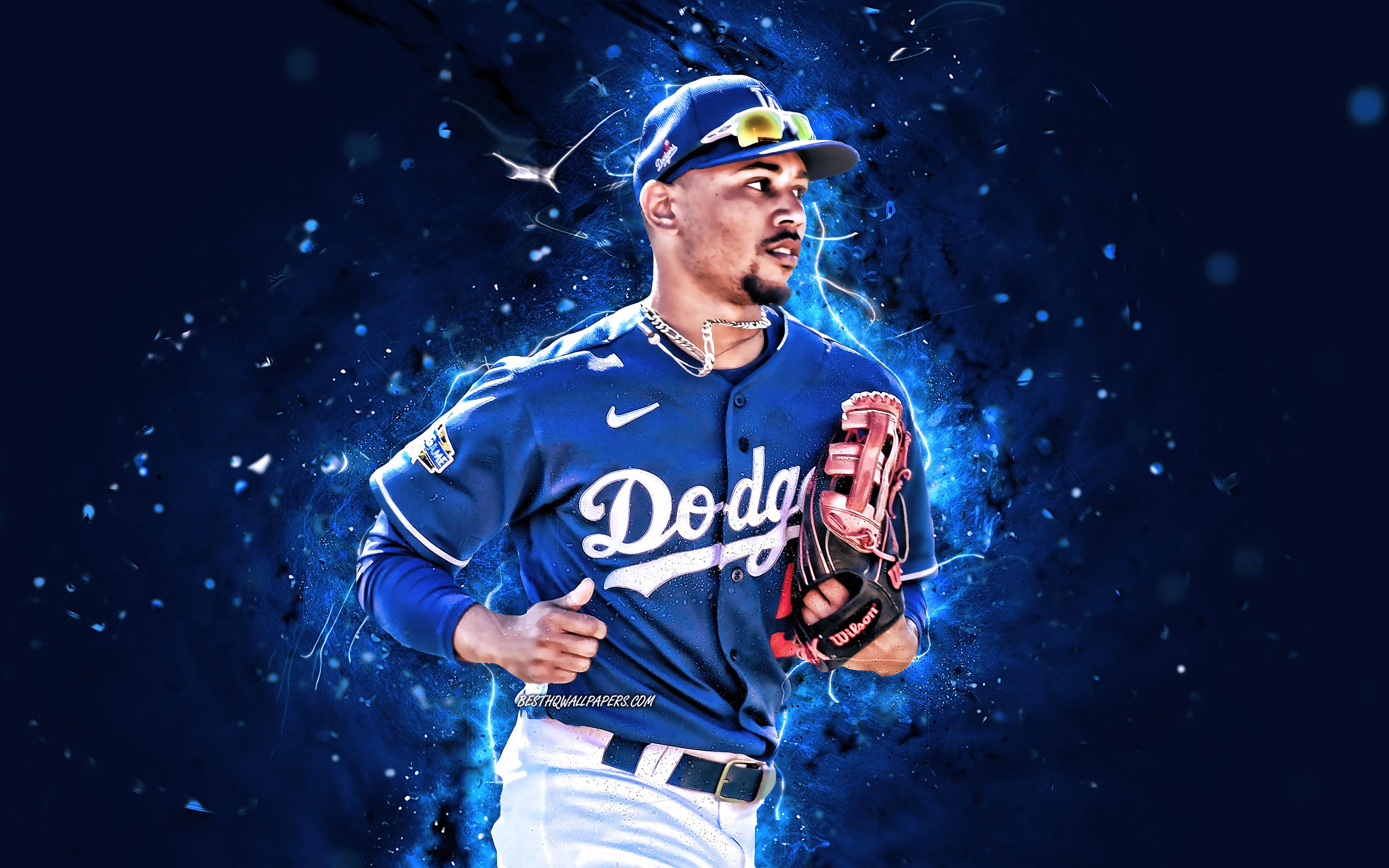 3840x2400 Neon Baseball Wallpaper