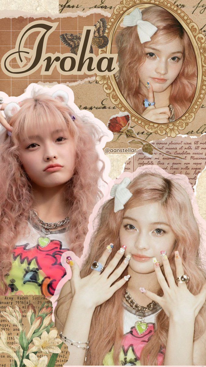 675x1200 Hey All The ILLIT Fans Look Who's Here! Iroha Is Gracing Your Feed With Vintage Charm And Soft, Dreamy Vibes. Paper And Pixels Never Looked This Aesthetic. RT Save If This Is Your
