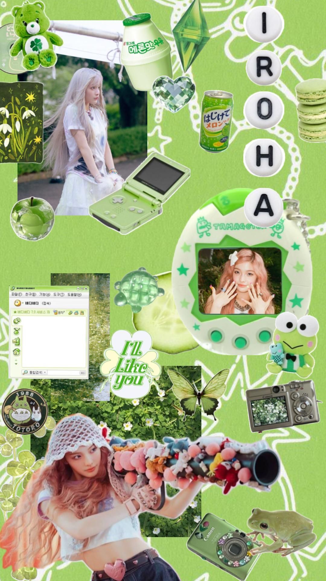 1080x1920 Green Iroha Collage