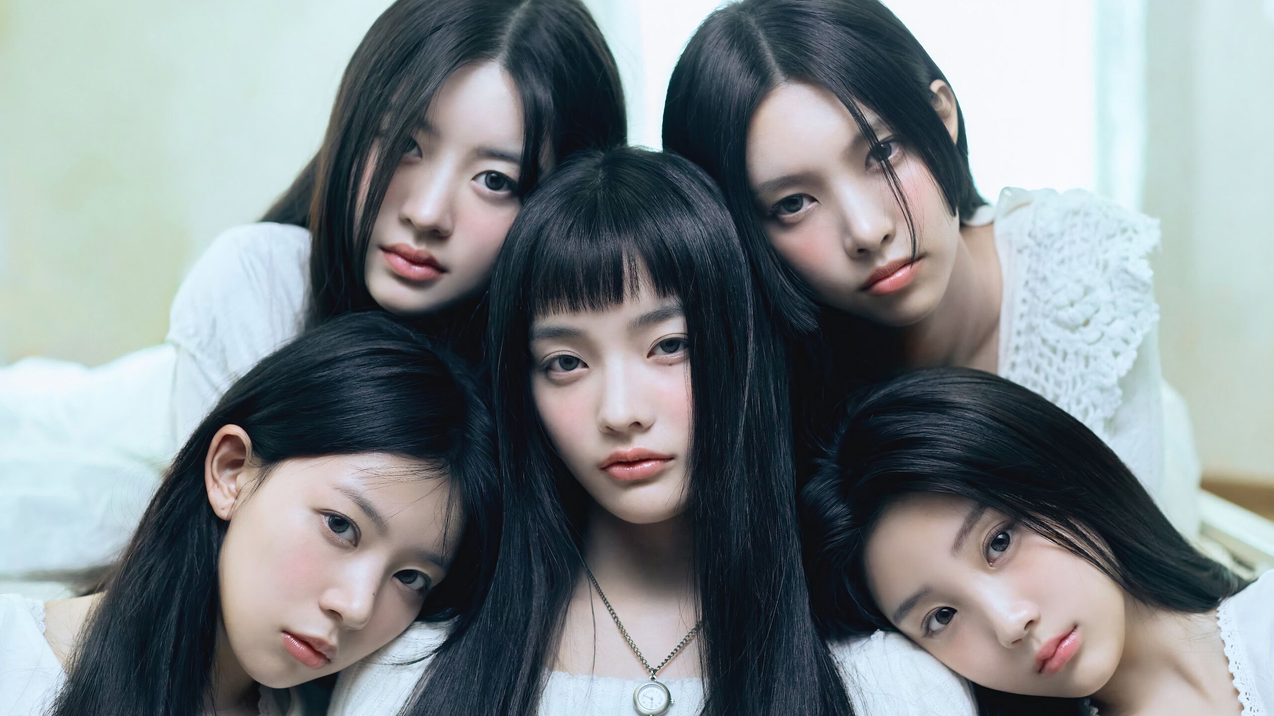 2560x1440 ILLIT Iroha Wonhee Moka Minju Yunah Kpop Wallpaper 4K HD PC a