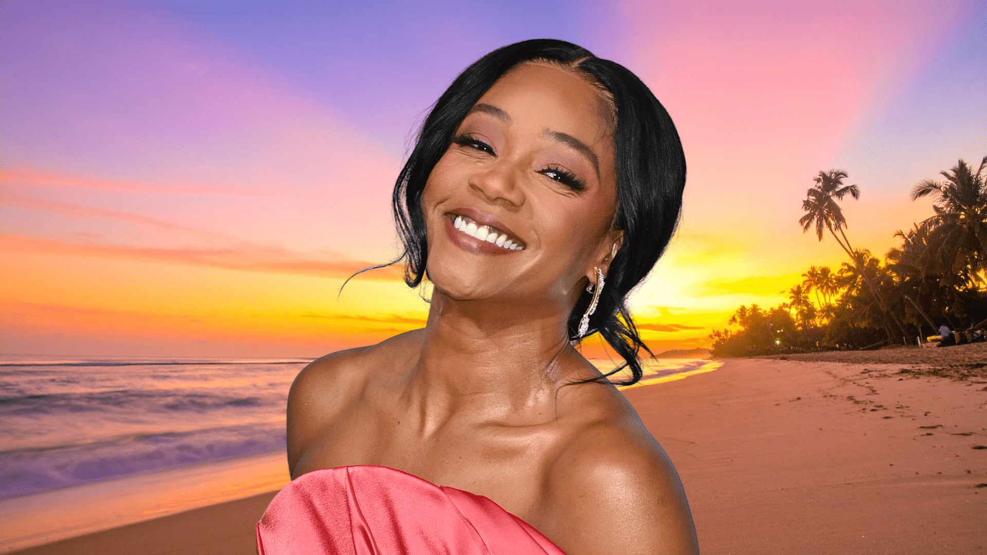 1920x1080 Tiffany Haddish, Slays Low Cut Swimsuit Following 50 Lbs Weight Loss