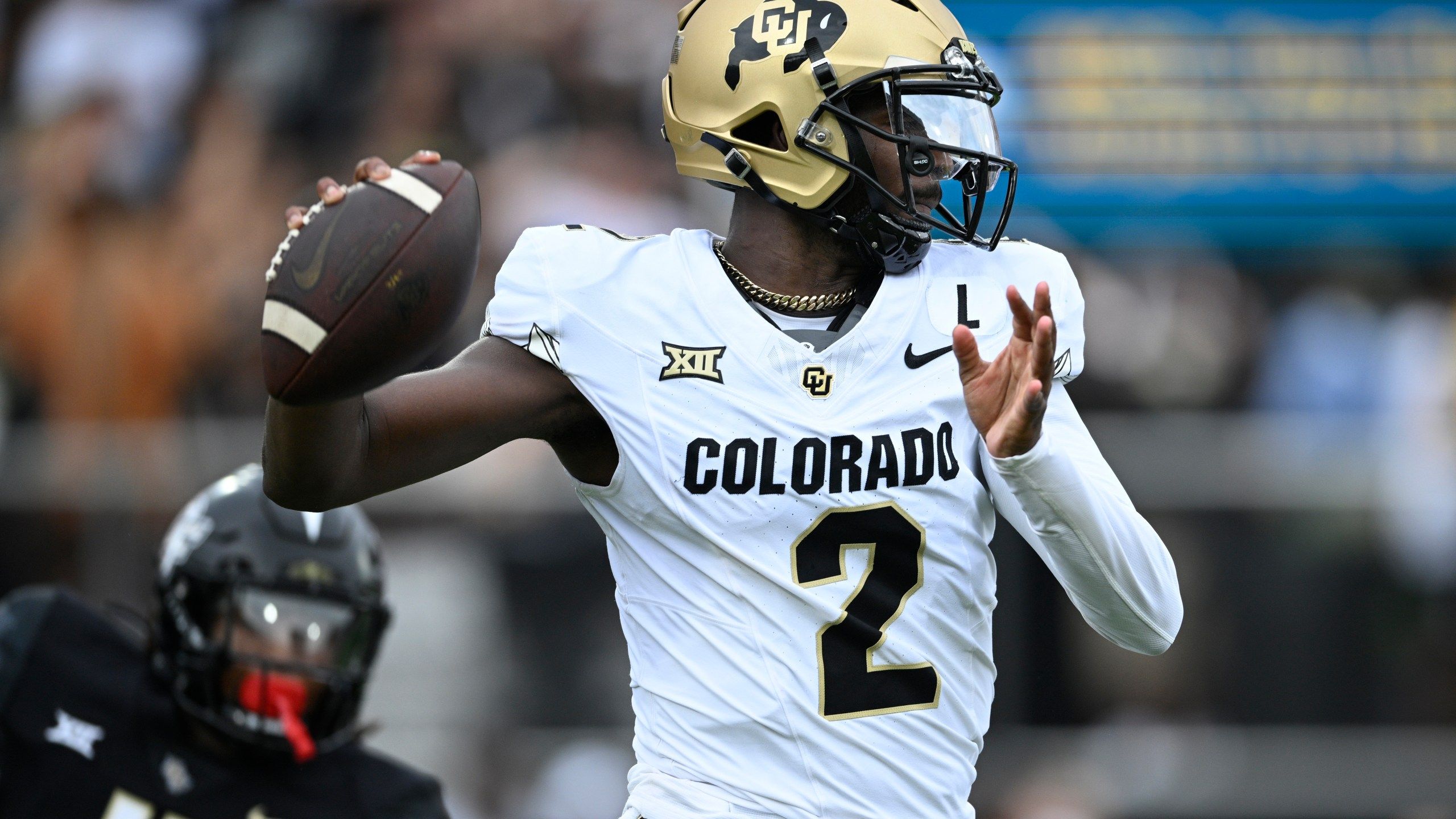 2560x1440 Shedeur Sanders Throws For 290 Yards, 3 TDs To Lead Improved Colorado To 48 21 Rout Of UCF
