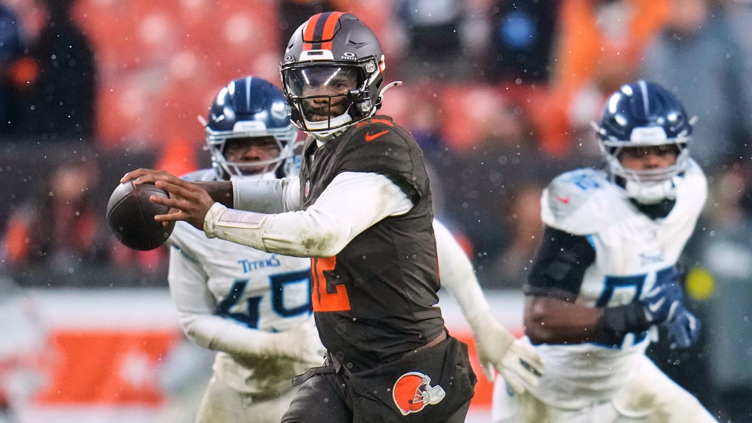2560x1440 Browns' Shedeur Sanders is keeping his focus on improving after a strong 3rd start