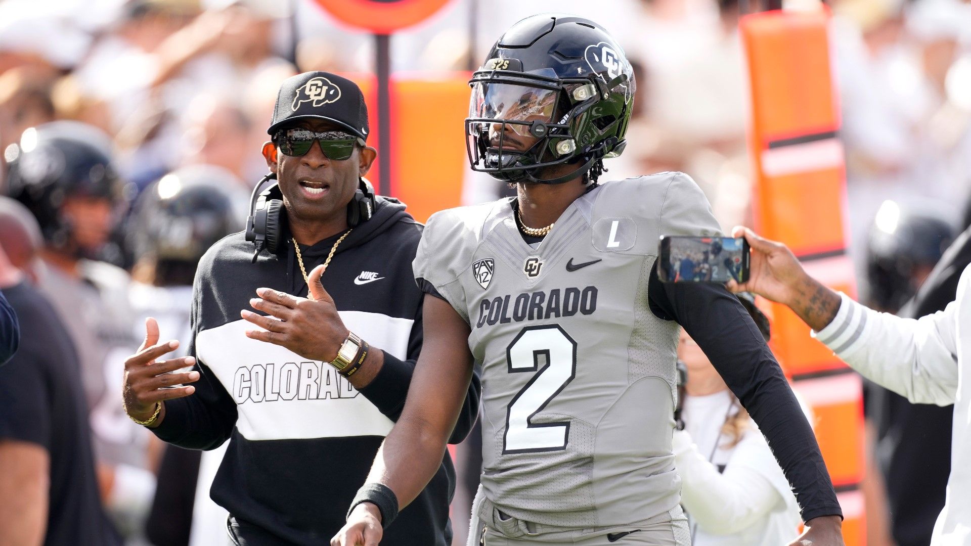 1920x1080 Deion Sanders heaps praise on his QB son Shedeur Sanders after comeback falls short vs. No. 8 USC