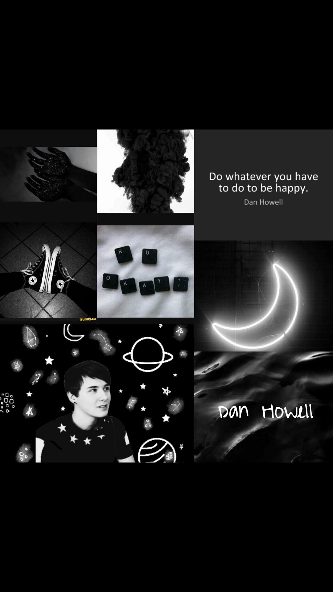 1080x1920 My Edits & Drawings Howell Black Aesthetic Edit
