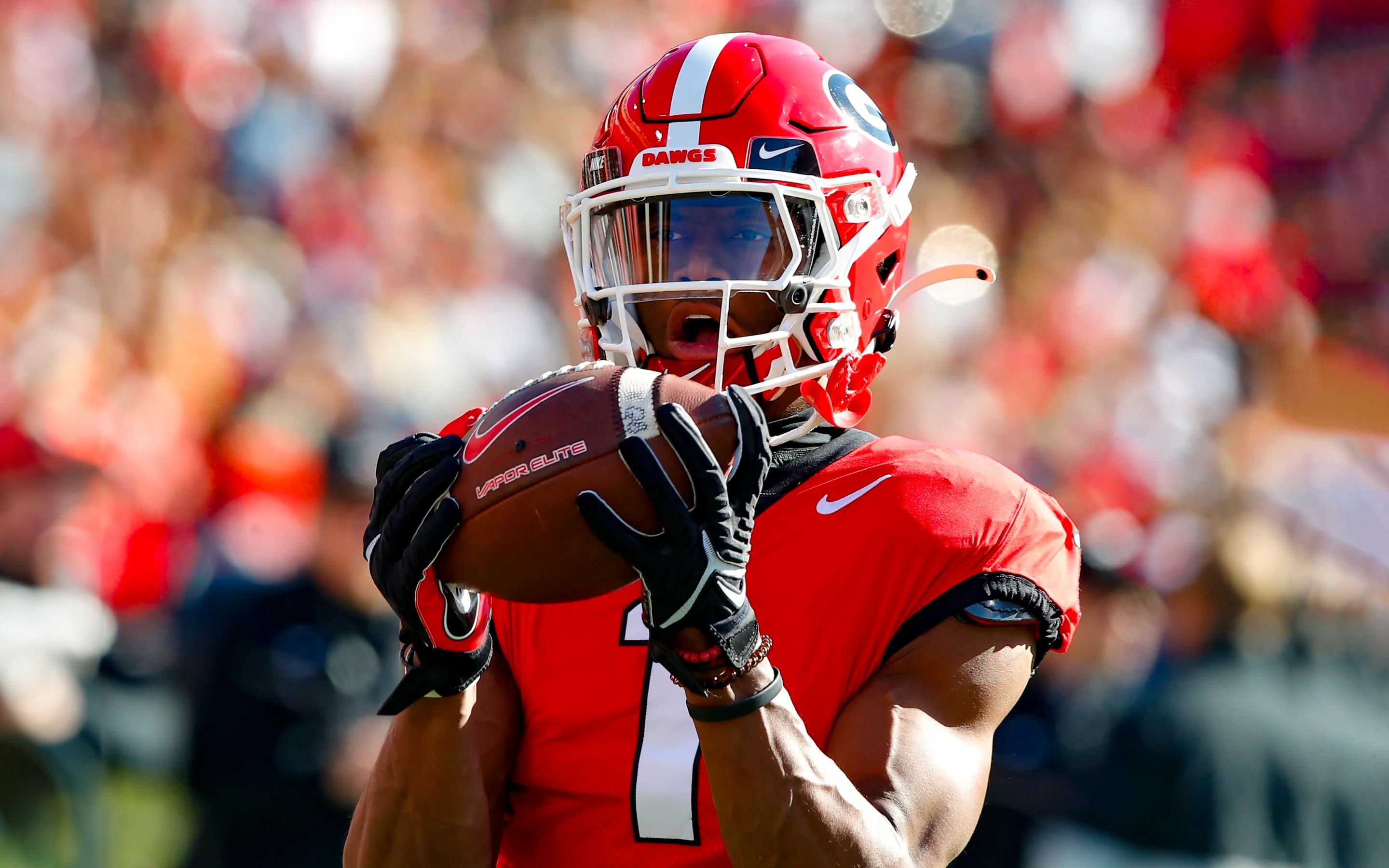 2880x1800 George Pickens Wallpaper 4K, Georgia Bulldogs, Football player