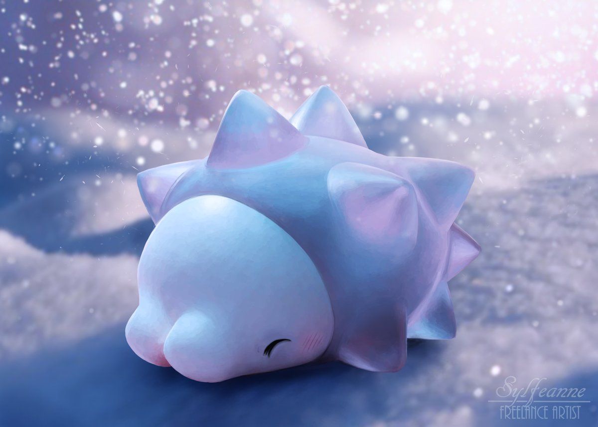 1200x857 ❄️Snom artwork is finished! I'm happy with the result