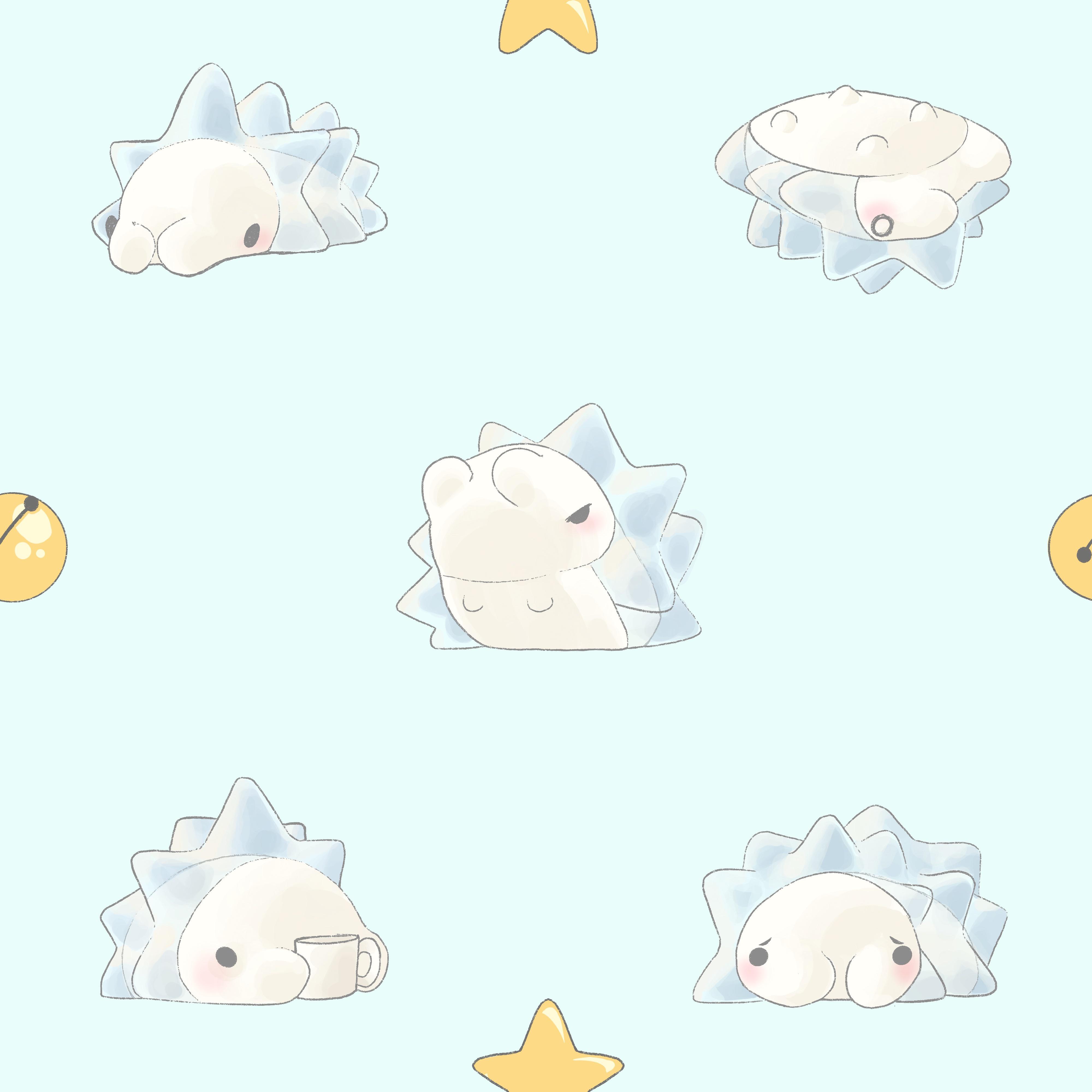 4000x4000 I made a snom pattern and I'm super proud of it! If anyone's interested my redbubble is in my bio :)
