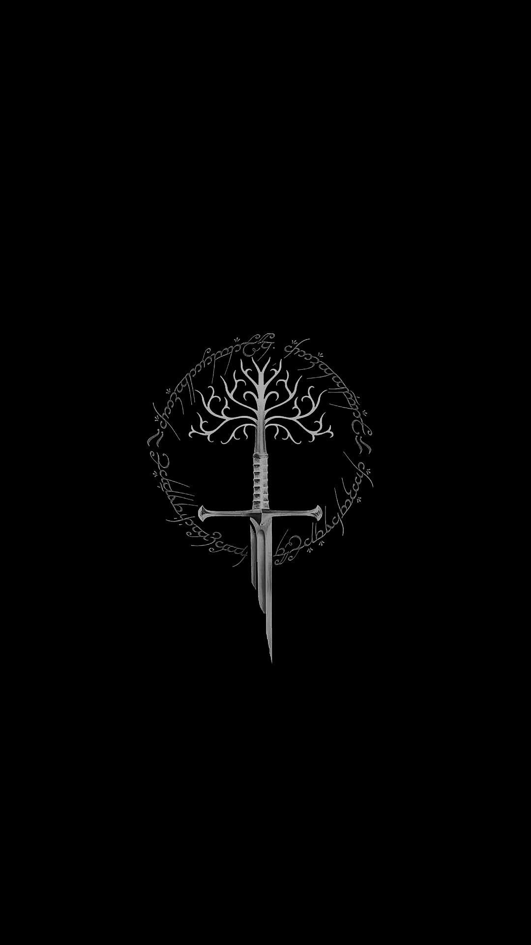 1080x1920 Narsil Sword Wallpaper