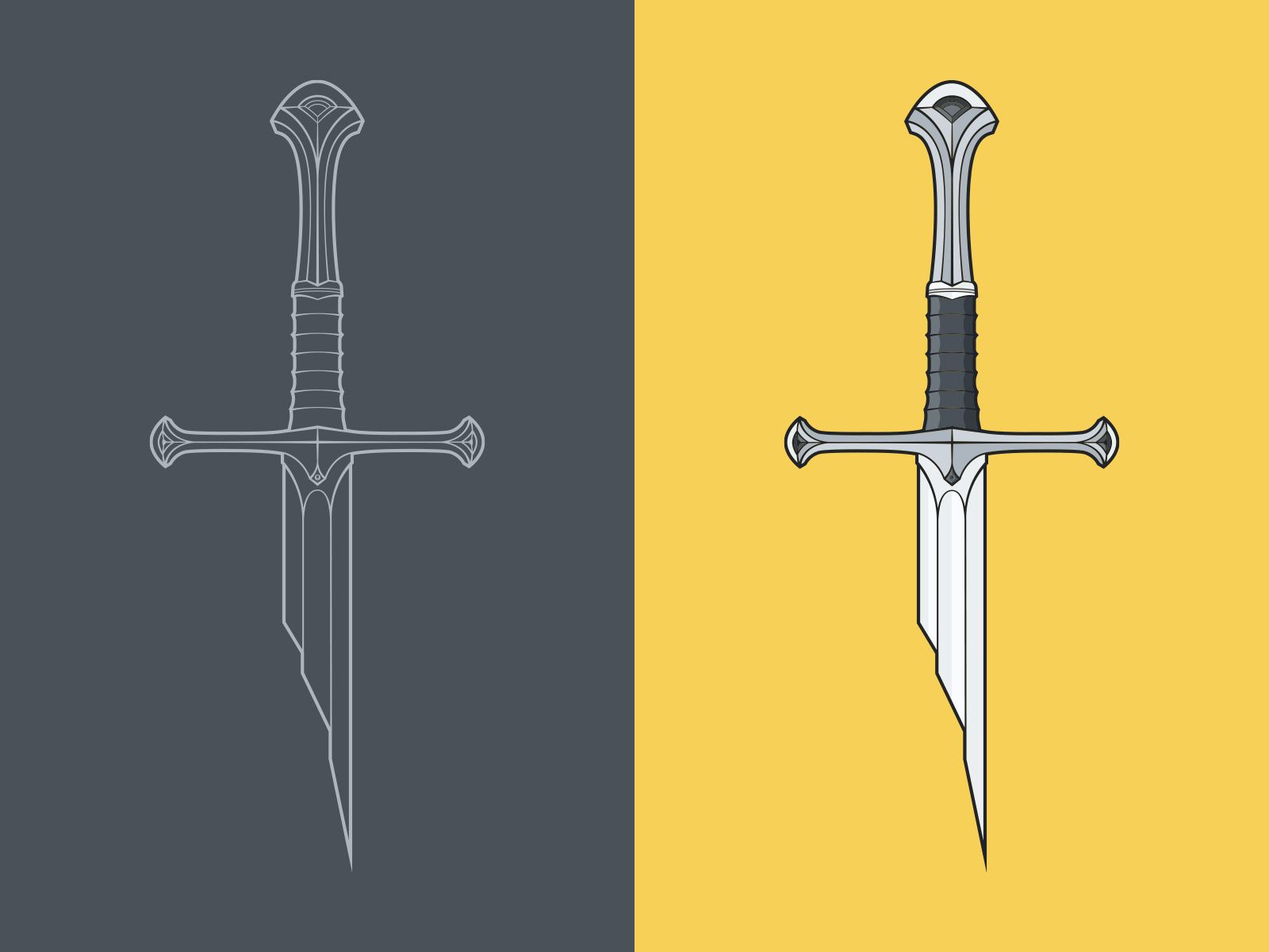 1600x1200 Narsil by Michael Plank on Dribbble