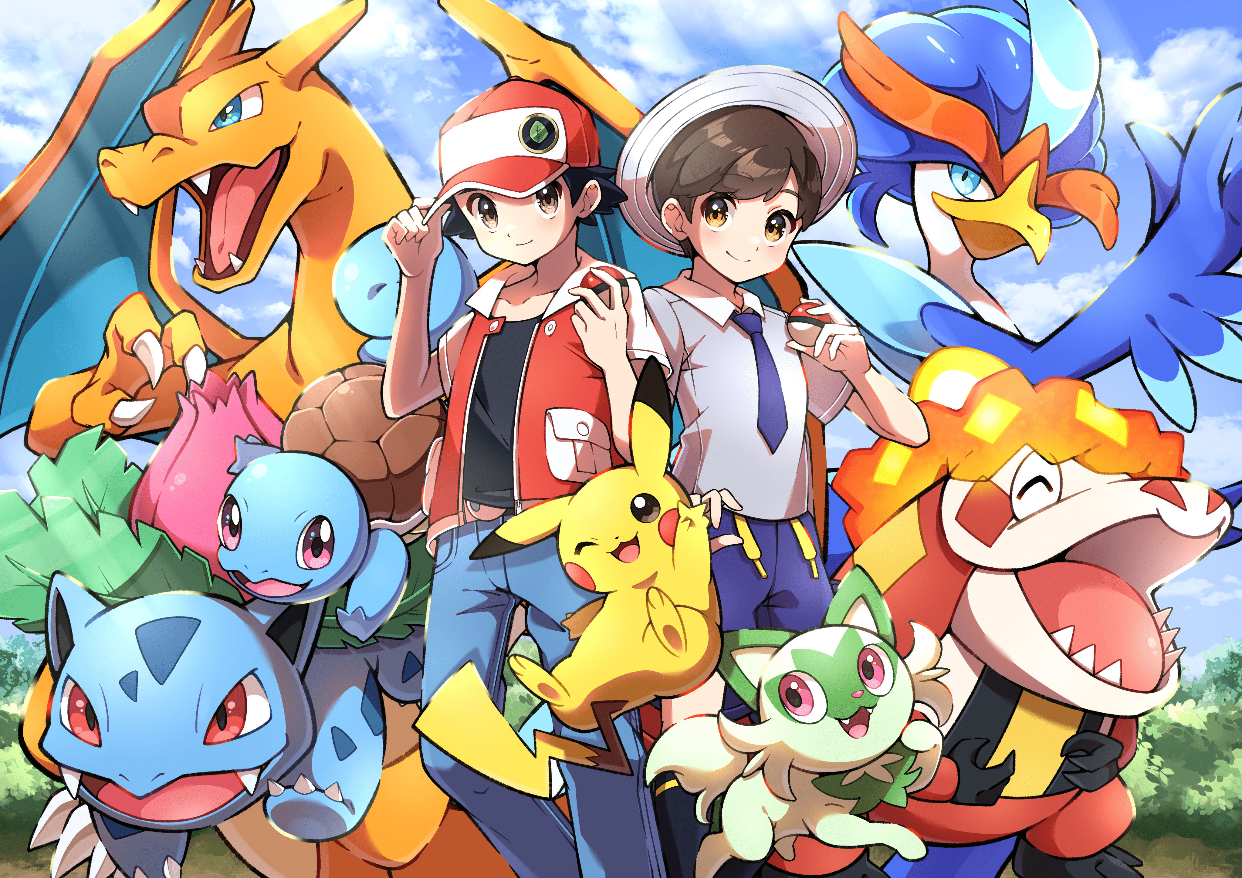 4093x2894 Pokémon Paldea Wallpaper