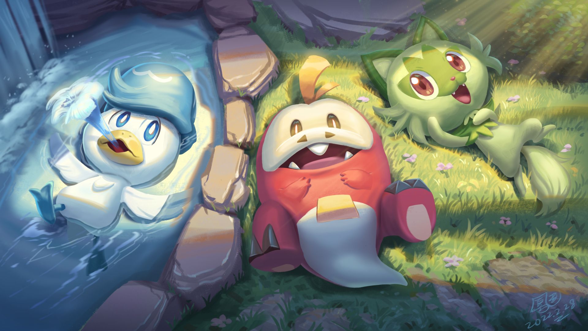 1920x1080 Pokémon Paldea Wallpaper
