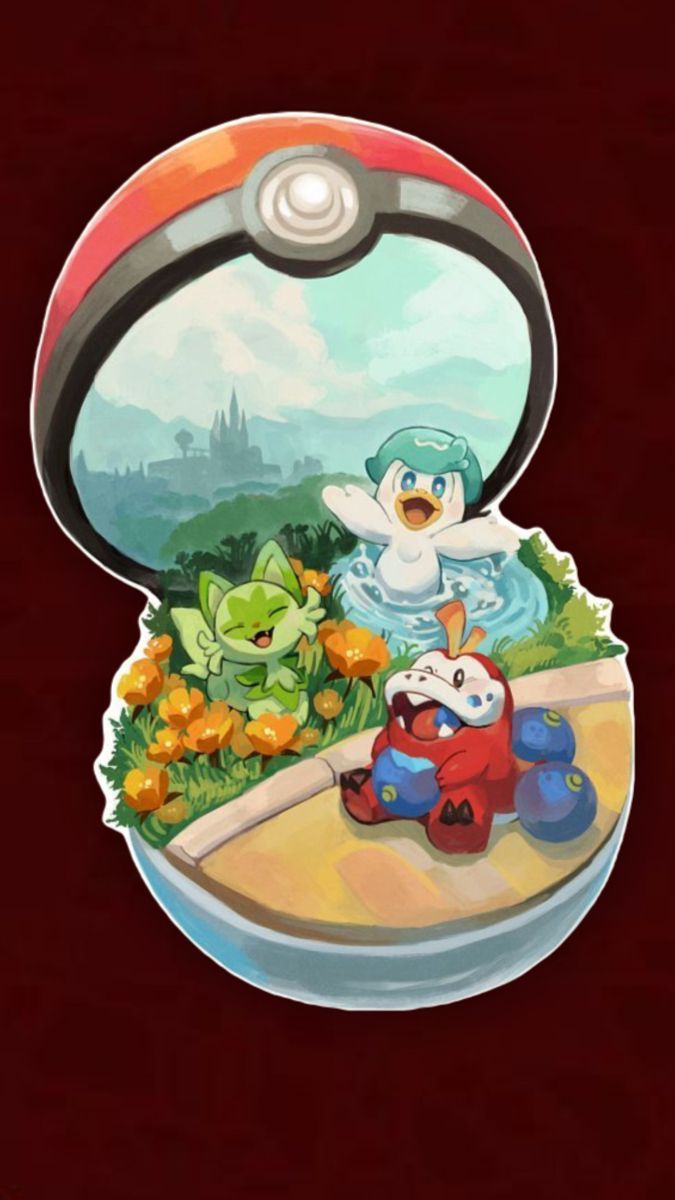 675x1200 Paldea starter wallpaper. Pokemon, Pokemon rayquaza, Cute pokemon