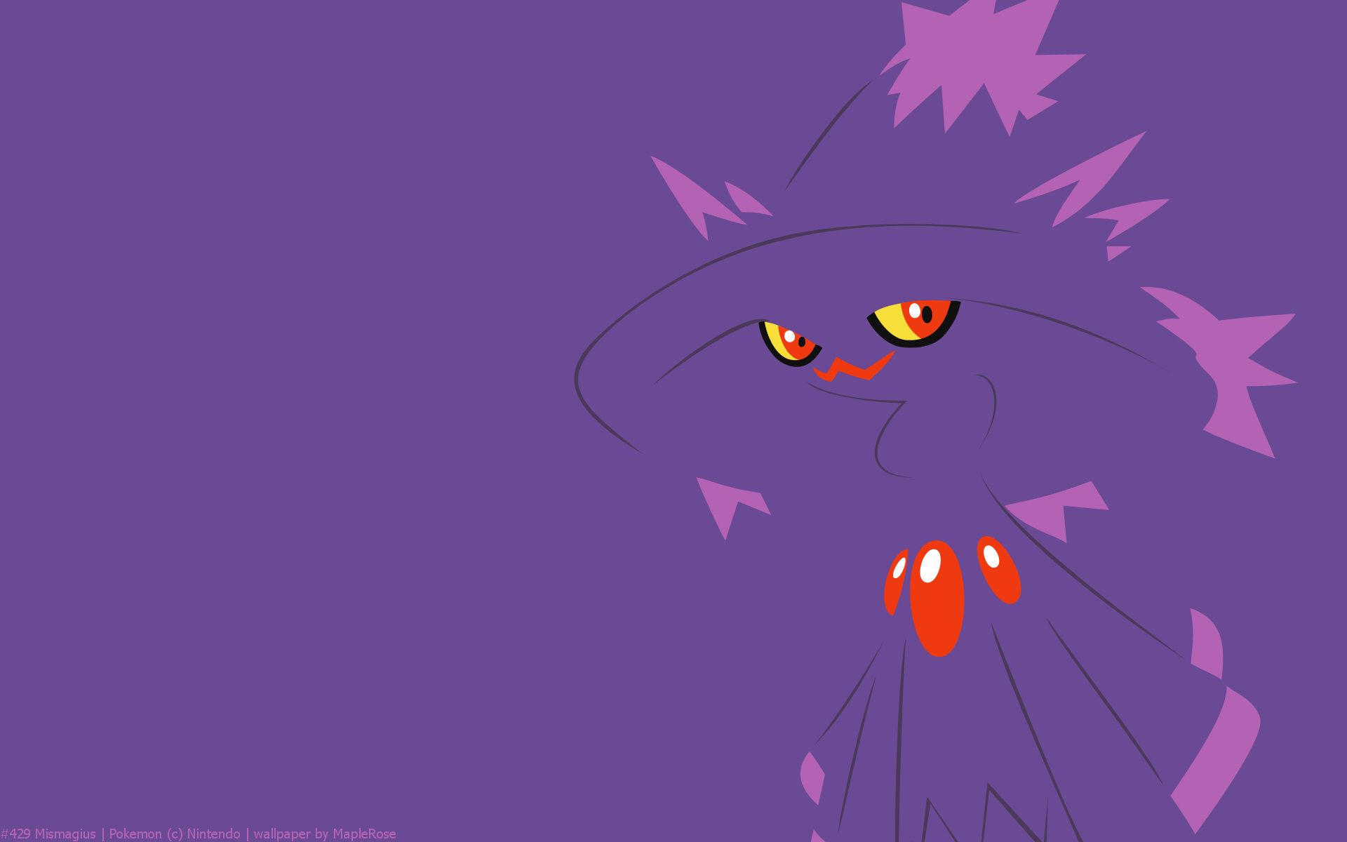 1920x1200 Mismagius. PokéWalls