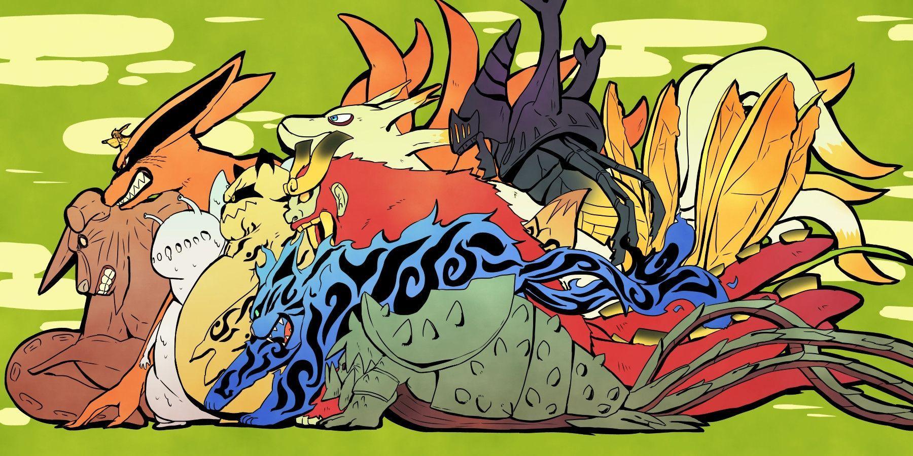 1800x900 Naruto Wallpaper. Naruto wallpaper, Tailed beasts naruto, Naruto