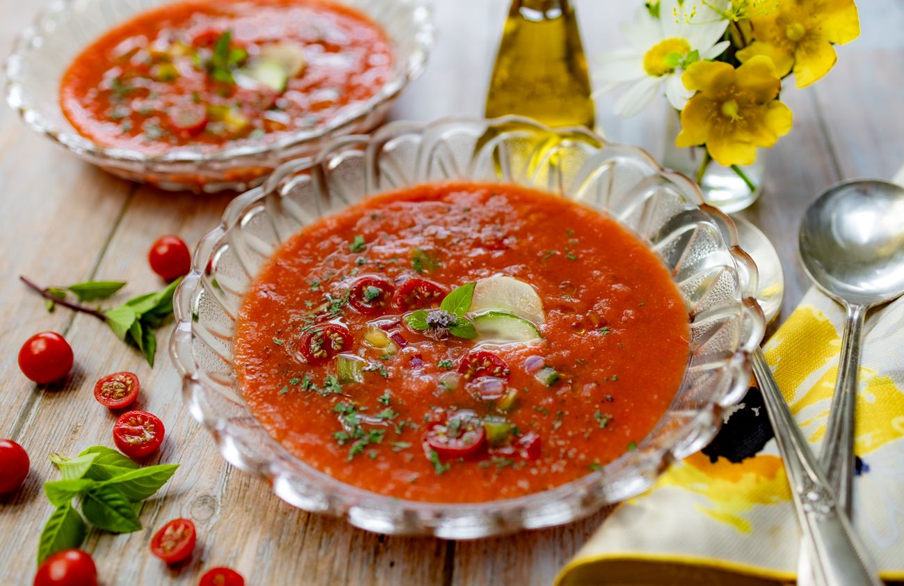 1300x842 Karen's Quick Blender Heirloom Tomato Gazpacho Zest for Life