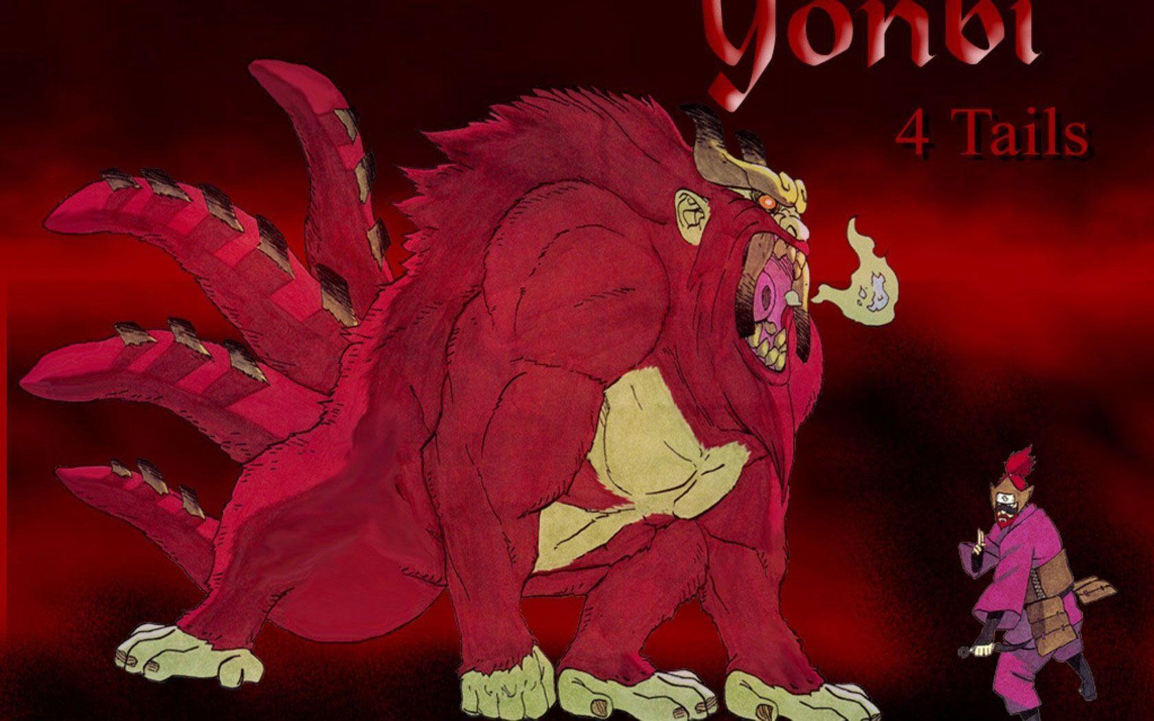 1680x1050 Naruto tailed beasts; The Four Tails, Son Gokū. It's most recent