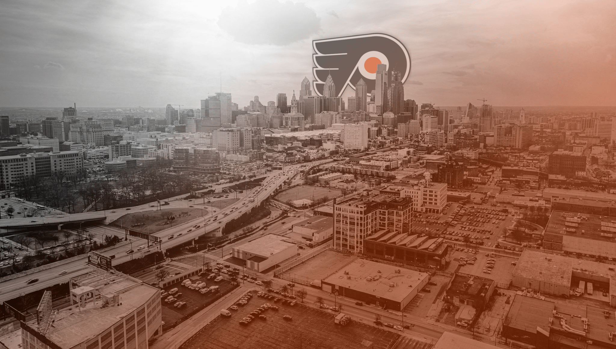 2048x1159 Flyers background I made with the Philly skyline