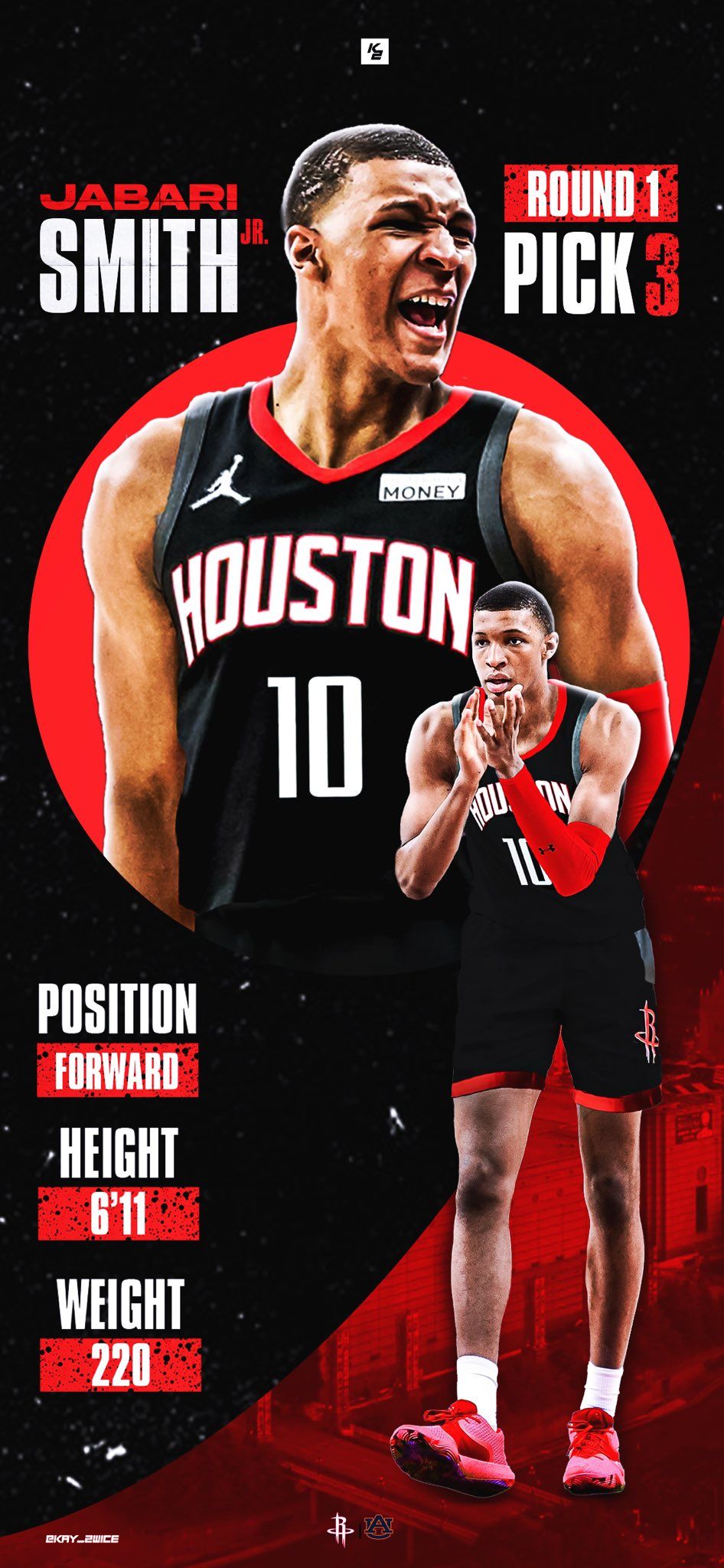 946x2048 Jabari Smith Wallpaper