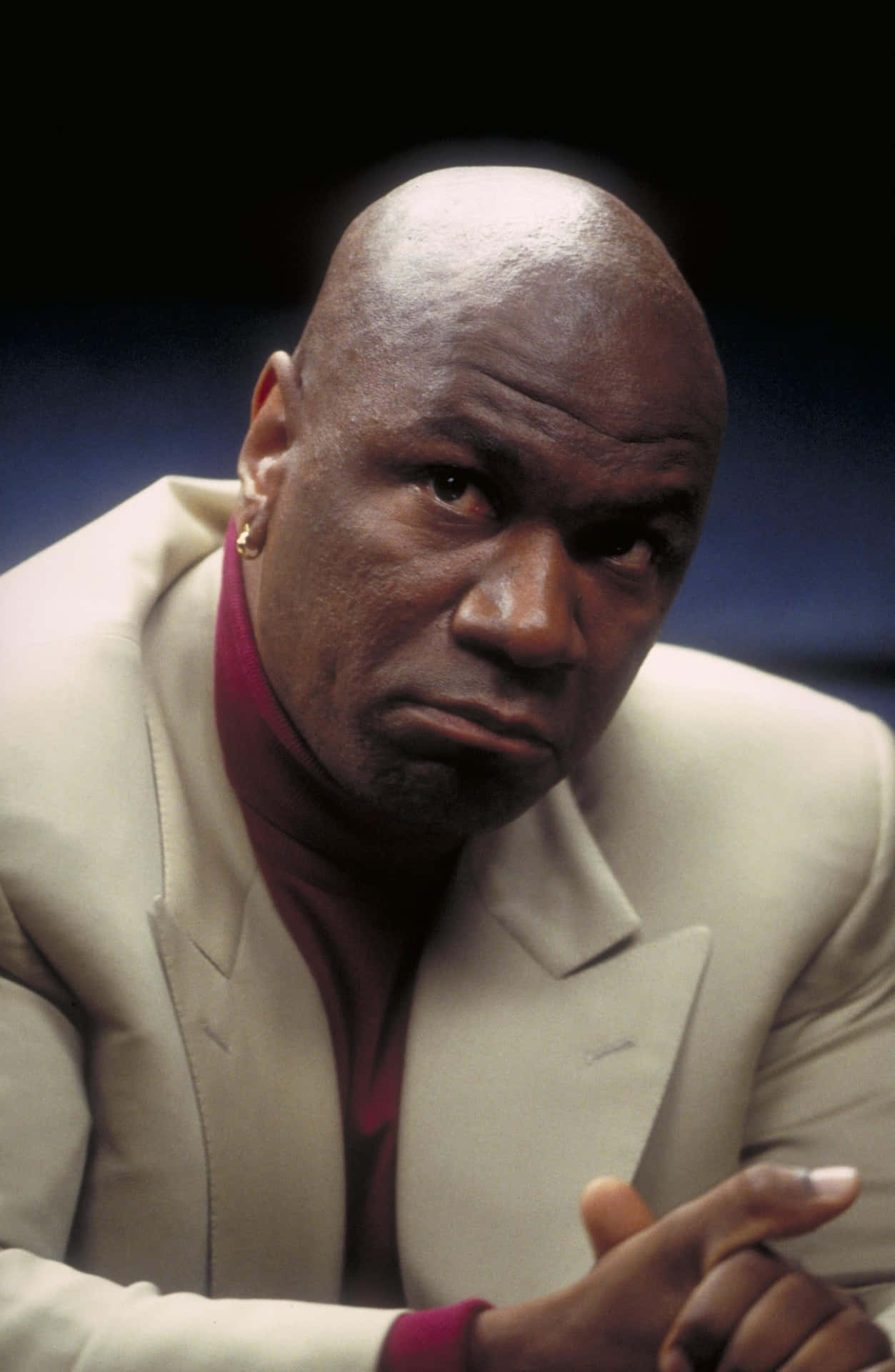 1253x1920 Download Ving Rhames striking a confident pose Wallpaper