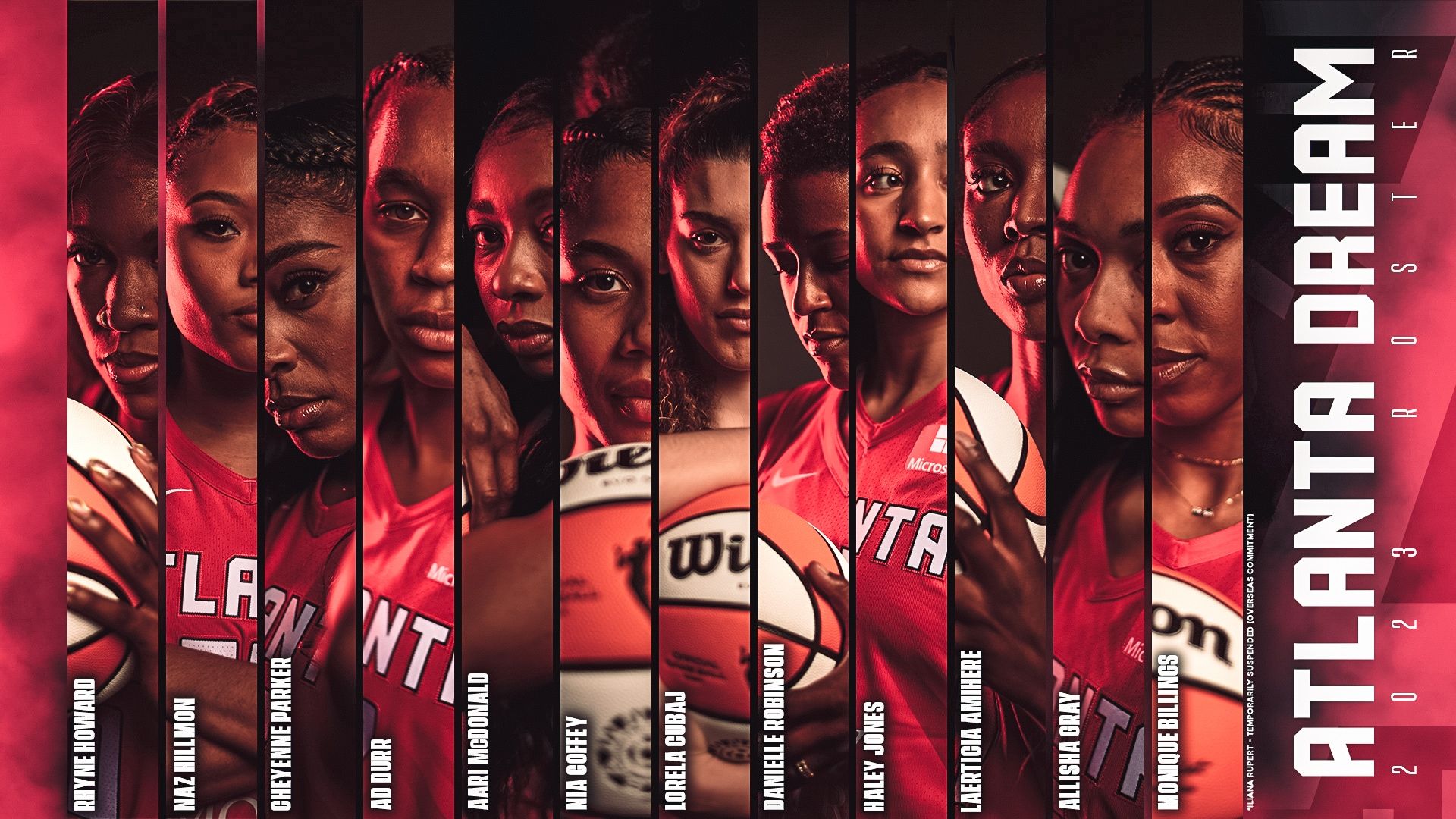 1920x1080 WNBA's Atlanta Dream Announce 2023 Start of Season Roster