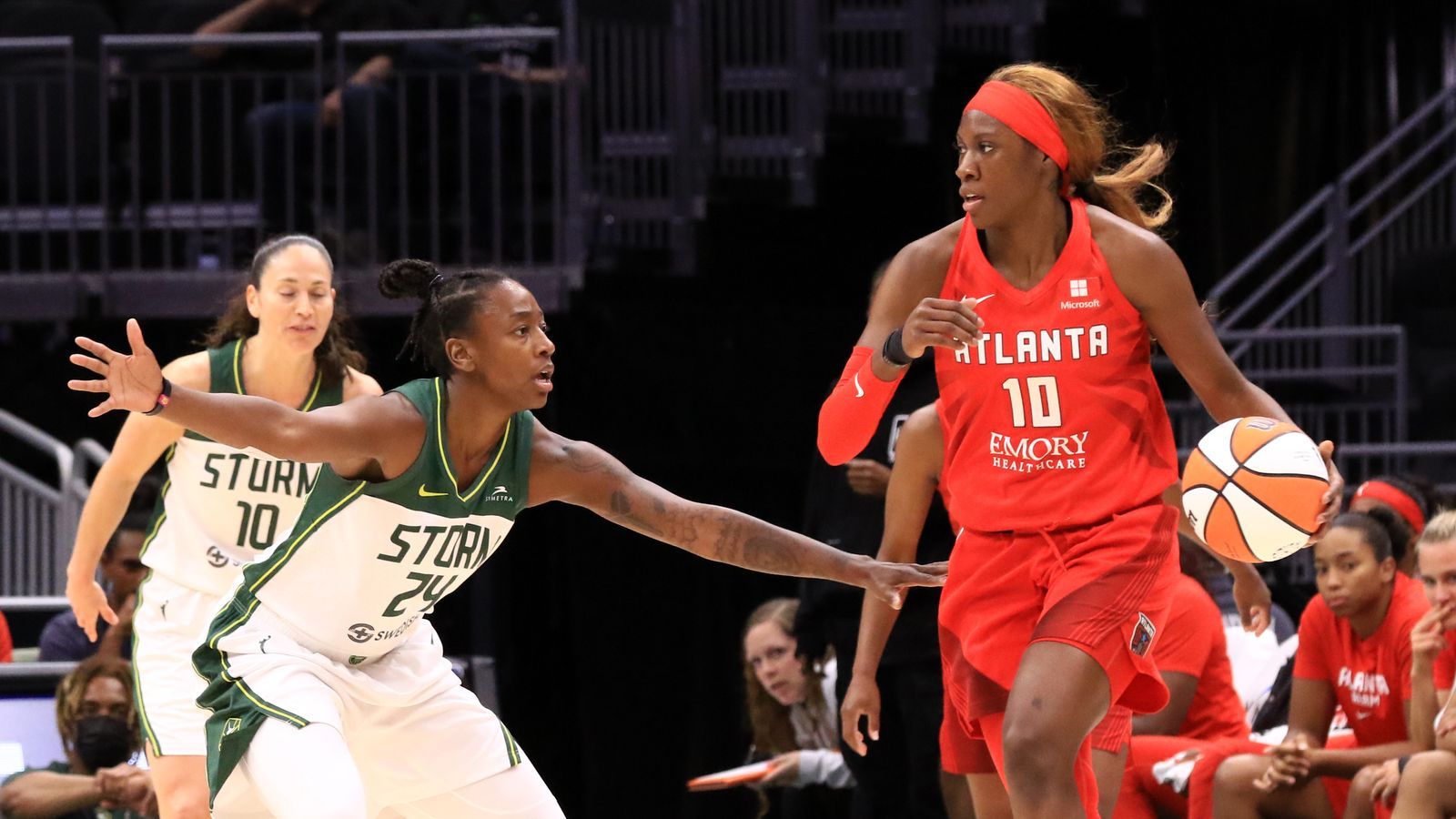 1600x900 Highlights of the Atlanta Dream's clash with the Seattle Storm in the WNBA