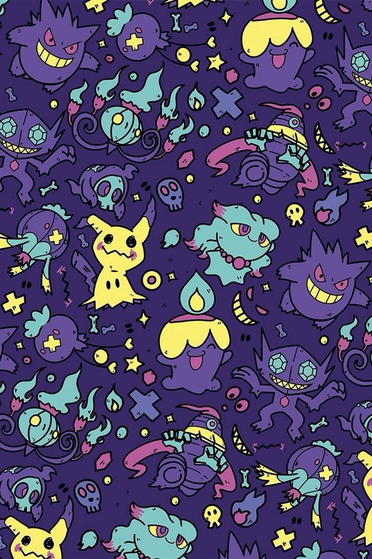 736x1105 Pokemon. Ghost type pokemon, Ghost pokemon, Cute pokemon wallpaper
