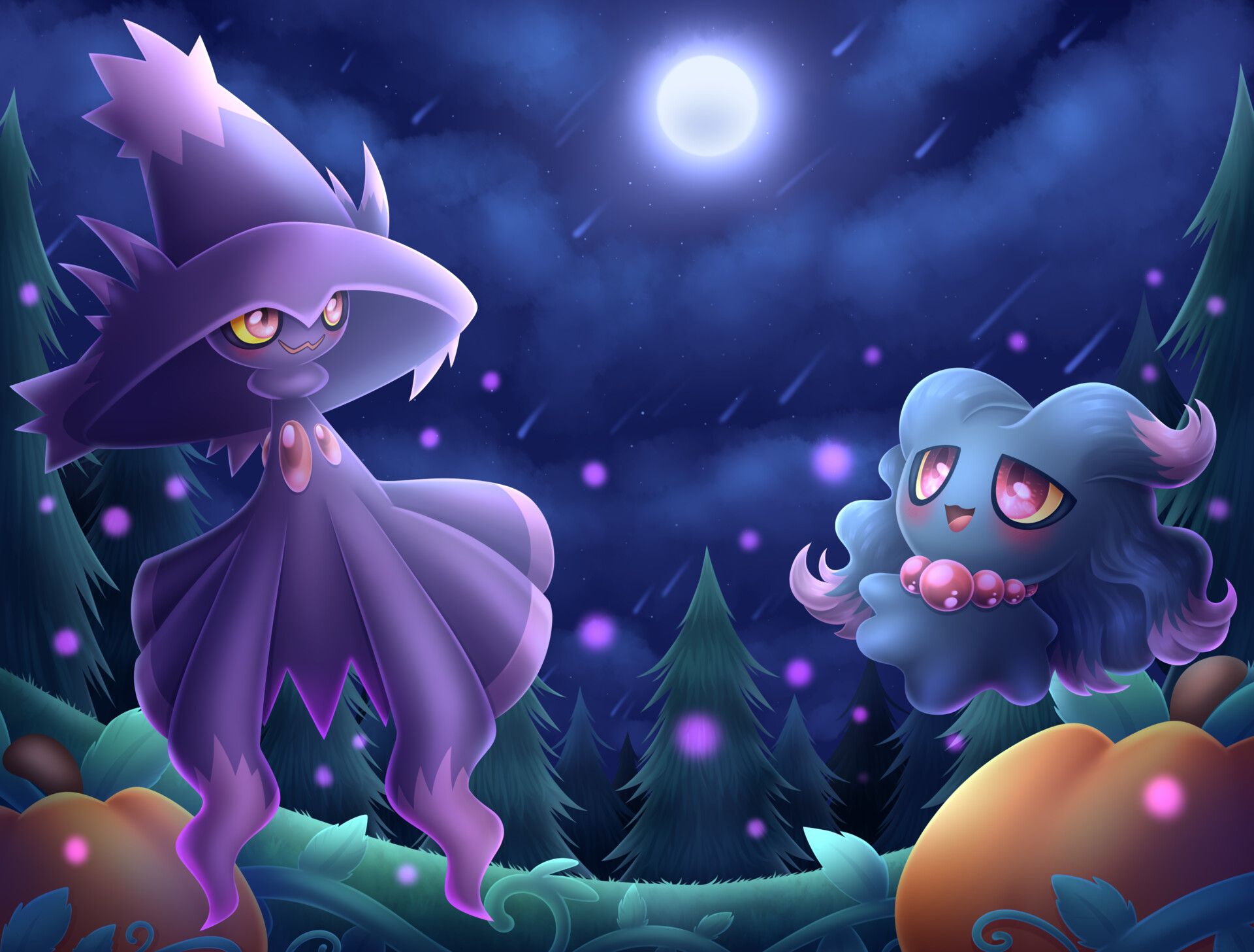 1920x1457 Mismagius y Misdreavus