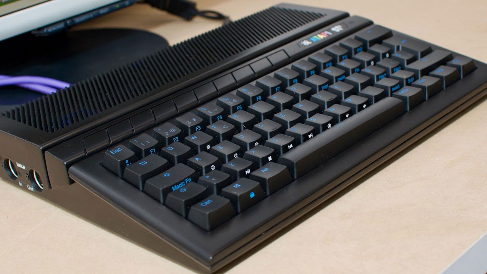 1920x1080 Atari ST enthusiast announces the MiniST with FPGA, MiSTeryNano core, and black TKL case
