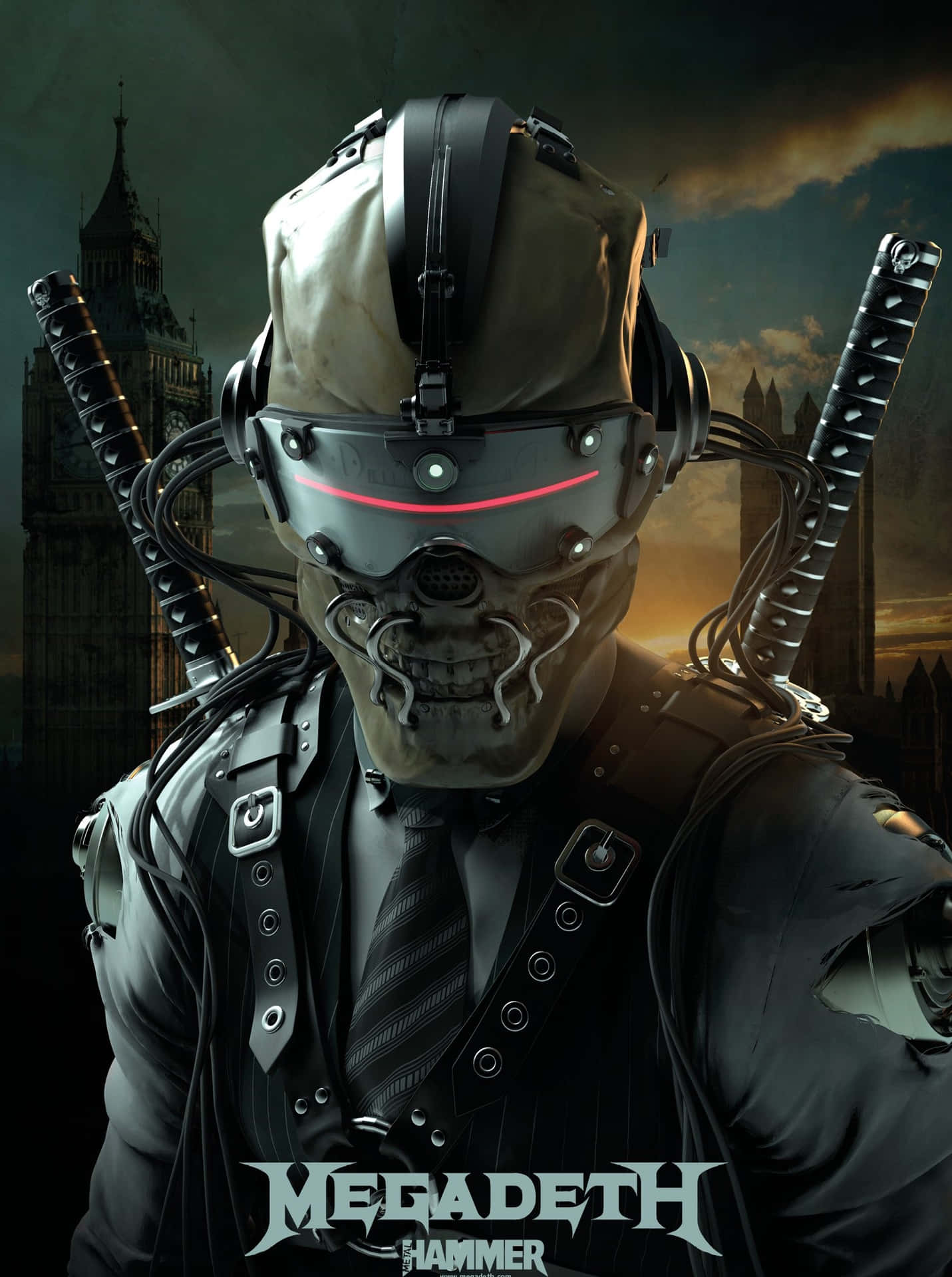 1431x1920 Download Megadeth Vic Rattlehead Mascot Wallpaper