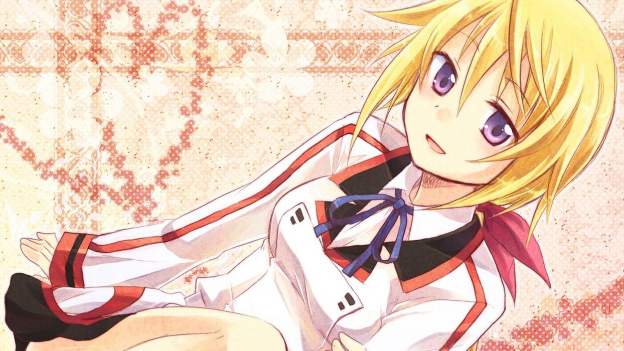 1244x700 Infinite Stratos Dunois Charlotte anime girls wallpaper