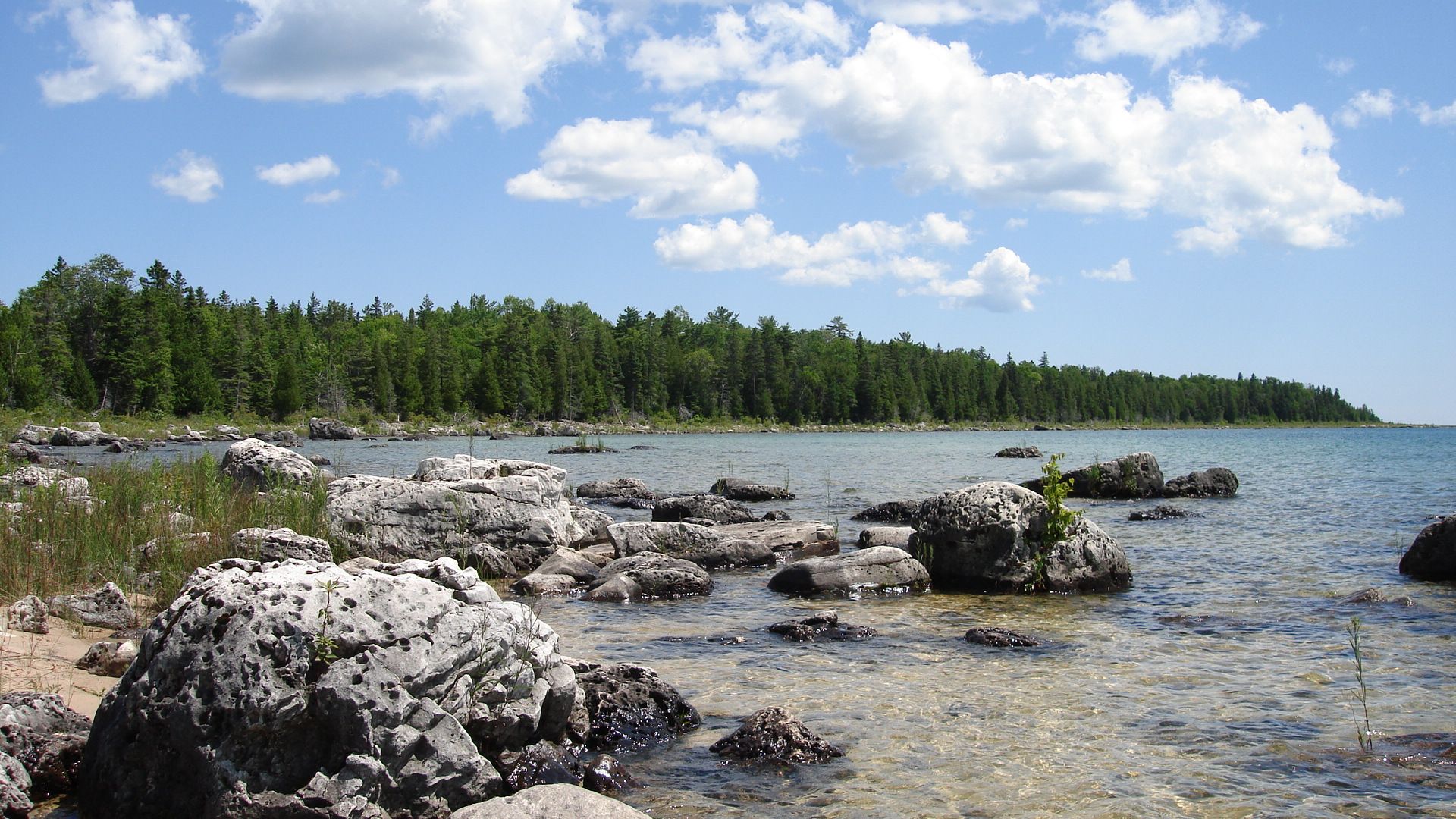 1920x1080 Lake Huron from Upper