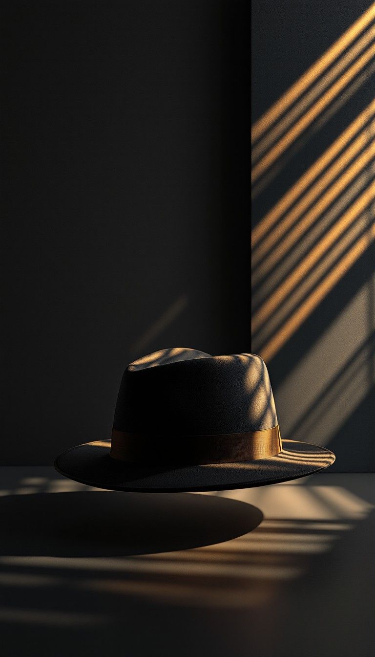 768x1344 Download Mysterious Fedora Character Image, Fedora, Noir