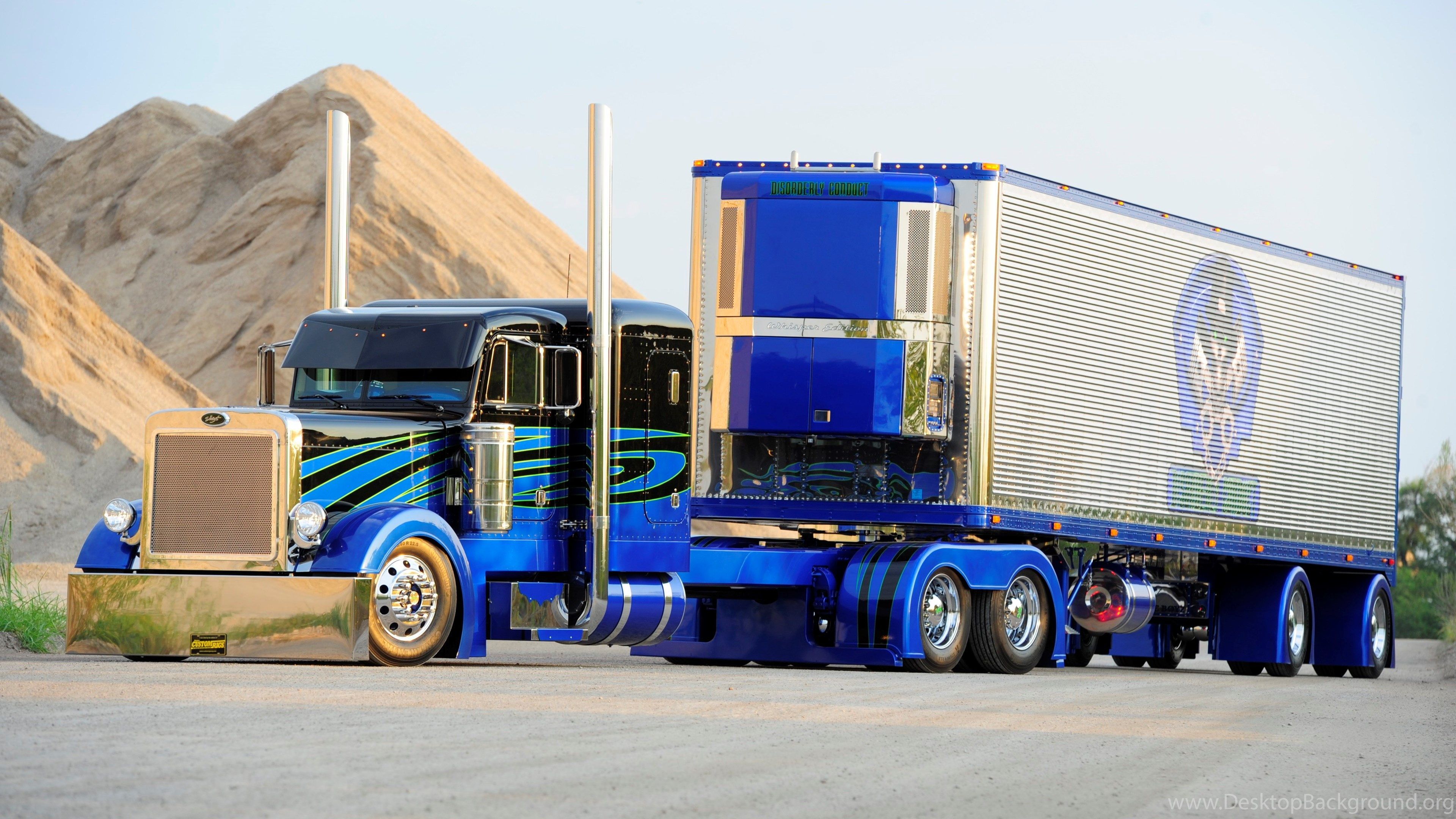 3840x2160 Peterbilt 379 Wallpaper