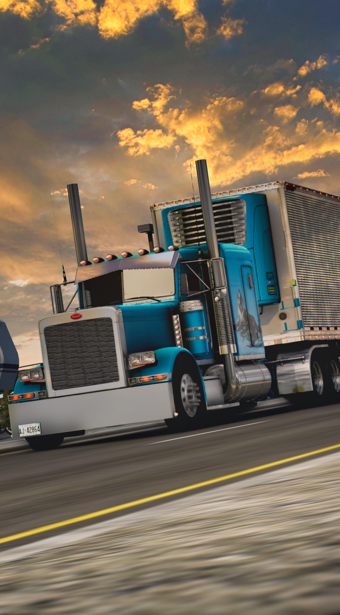 1121x2028 My new BigBlue Peterbilt 379 Custom. (spec in comment, filter by older first)