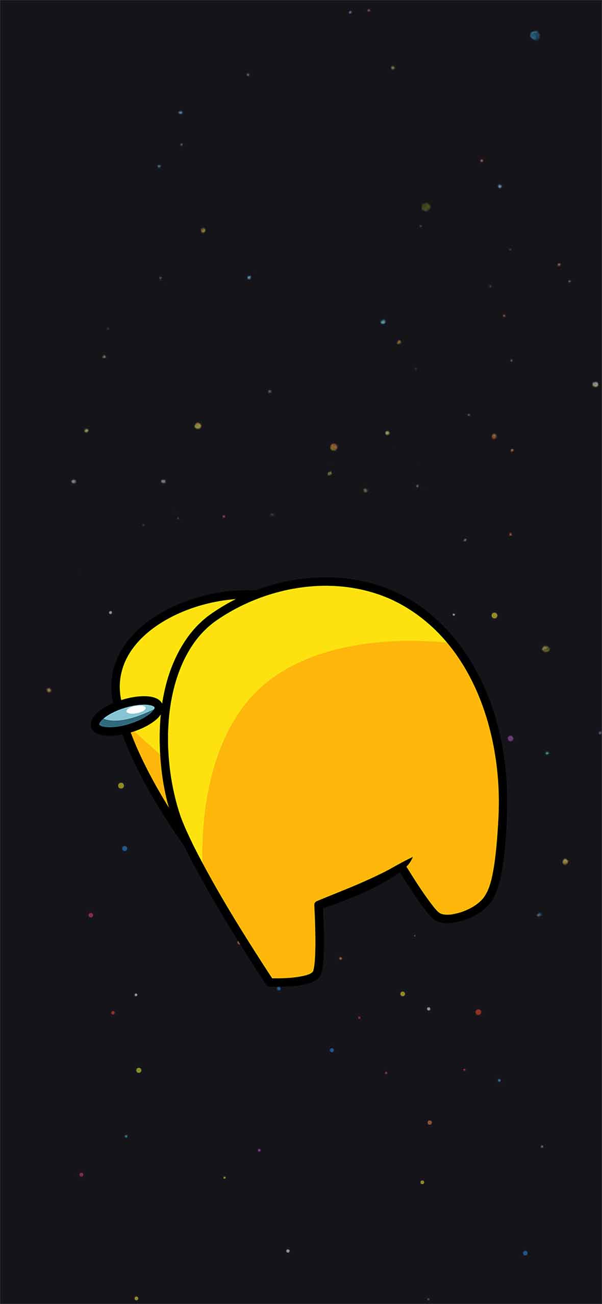 1180x2553 Among Us Yellow Twerk Tap to Switch Wallpaper
