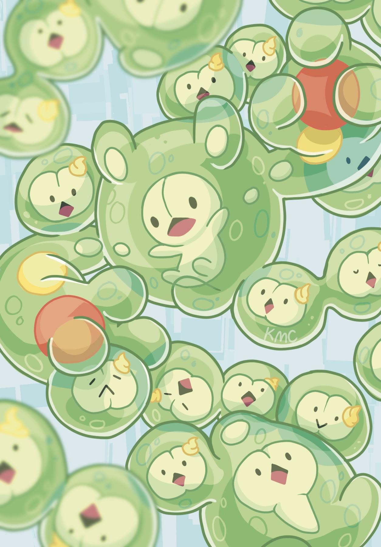 1254x1800 Full art Reuniclus card by me!