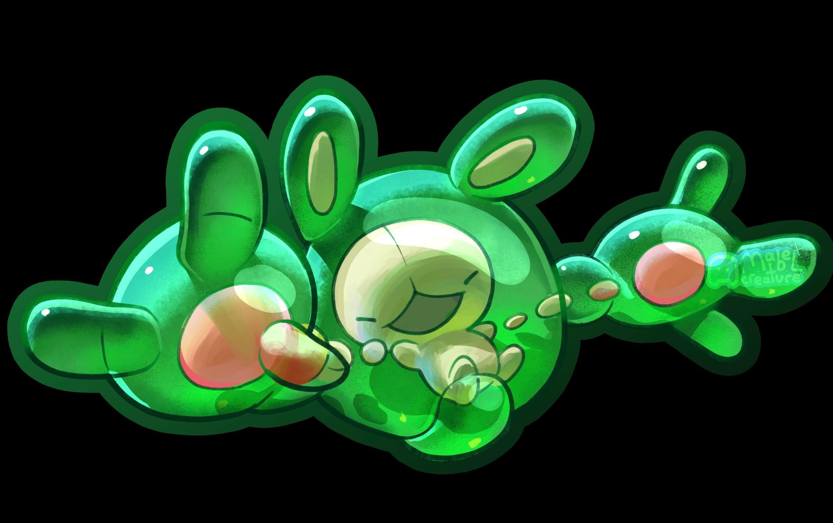 2729x1715 oc reuniclus my fave :D