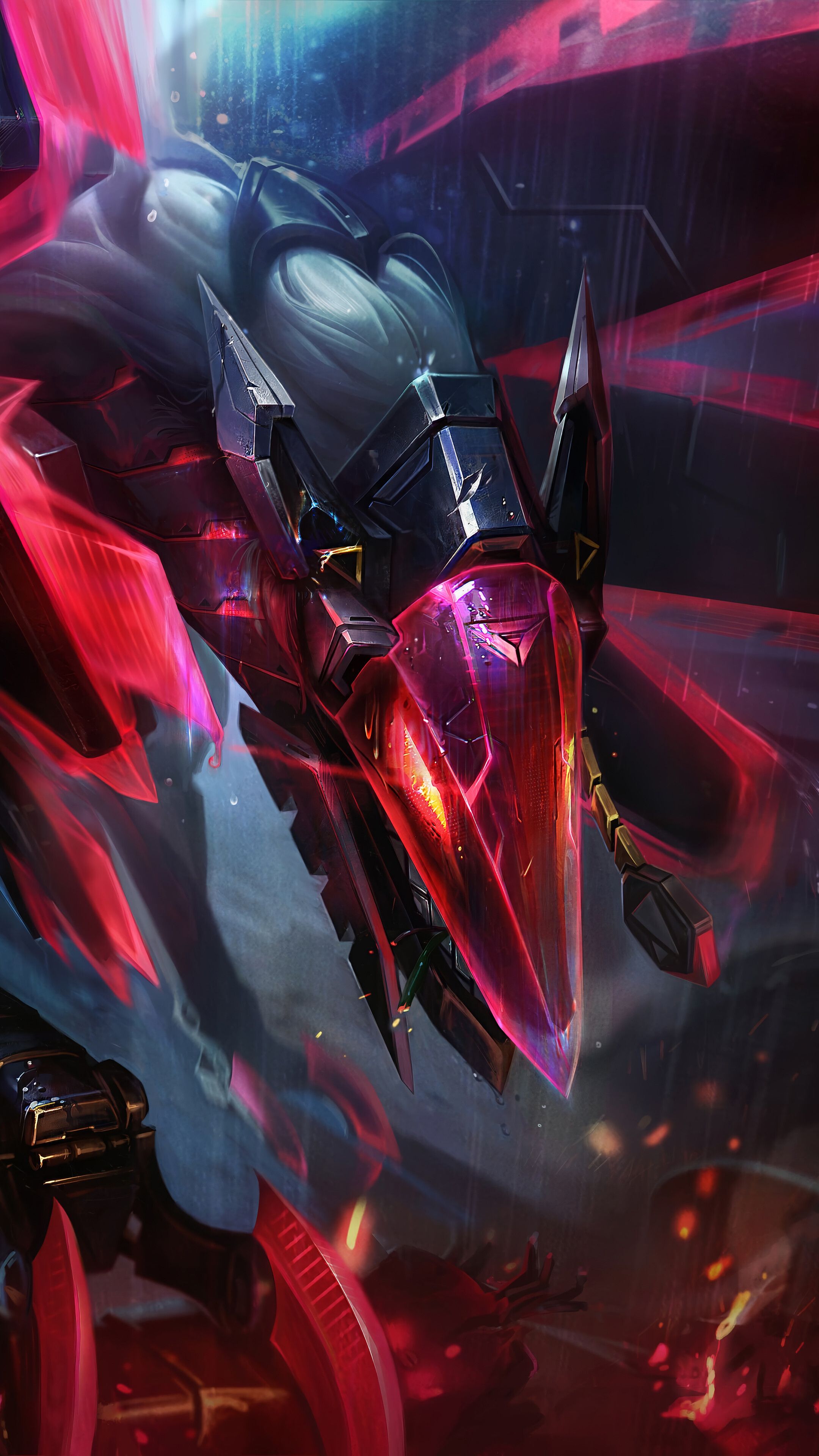 2160x3840 PROJECT Naafiri Skin LoL Splash Art 4K Wallpaper iPhone HD Phone